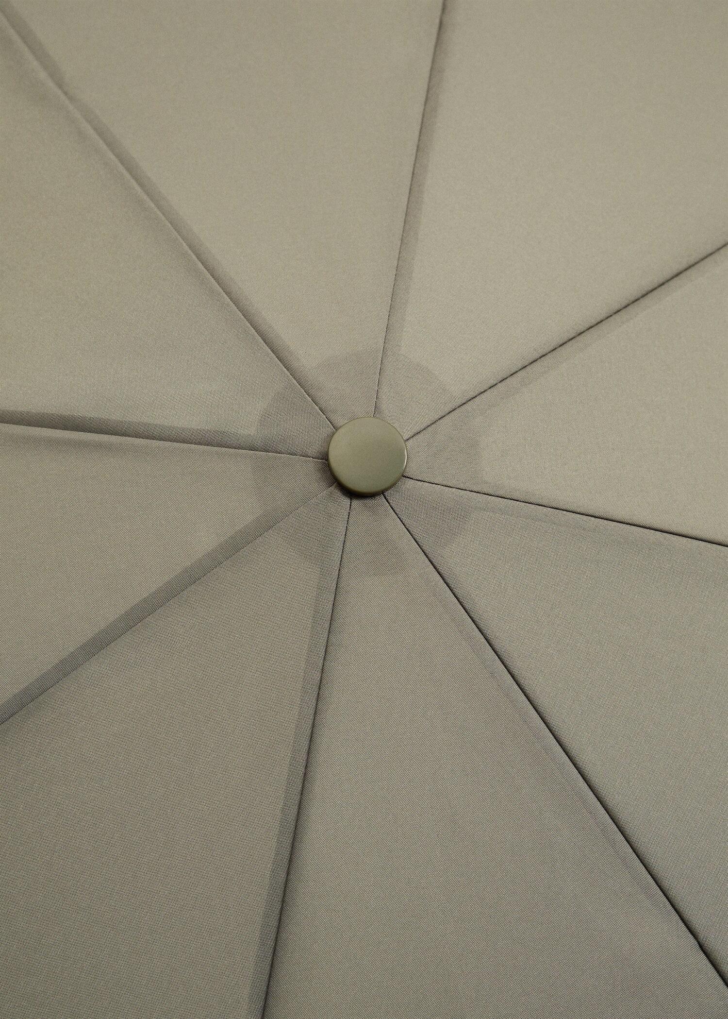Khaki Plain Folding Umbrella, Women, , large image number 3