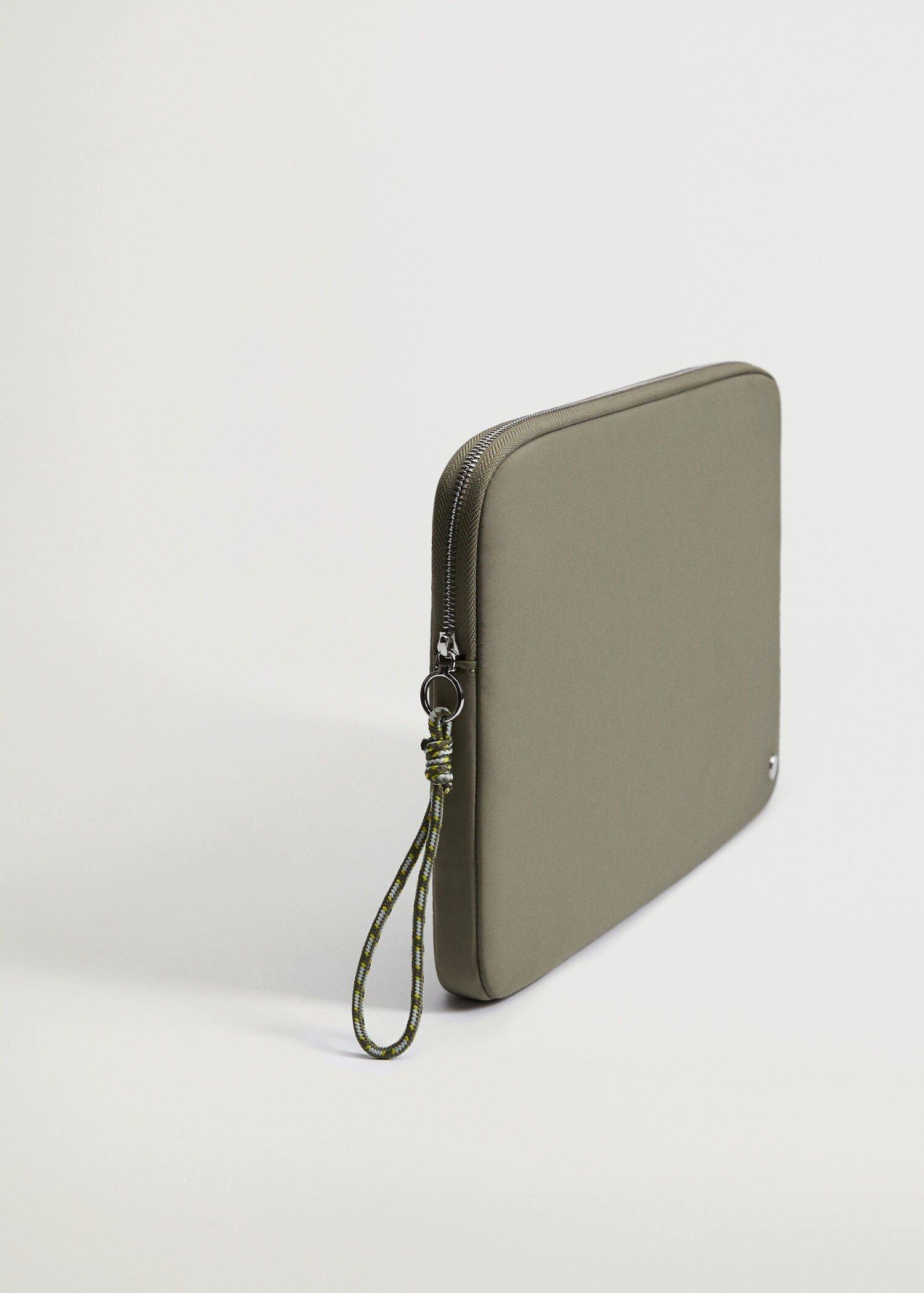 Khaki Padded Laptop Case, Women, , large image number 1