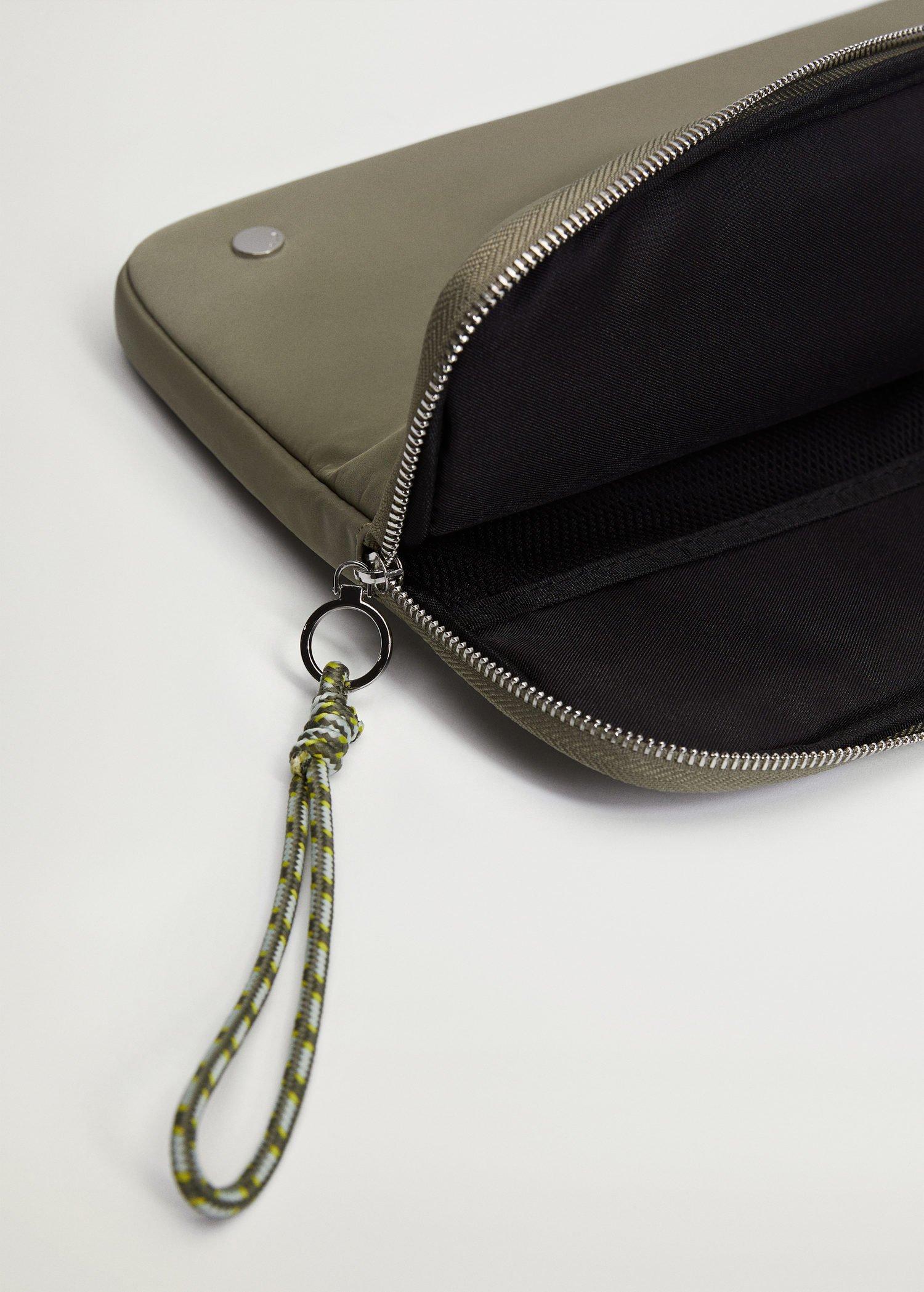 Khaki Padded Laptop Case, Women, , large image number 4