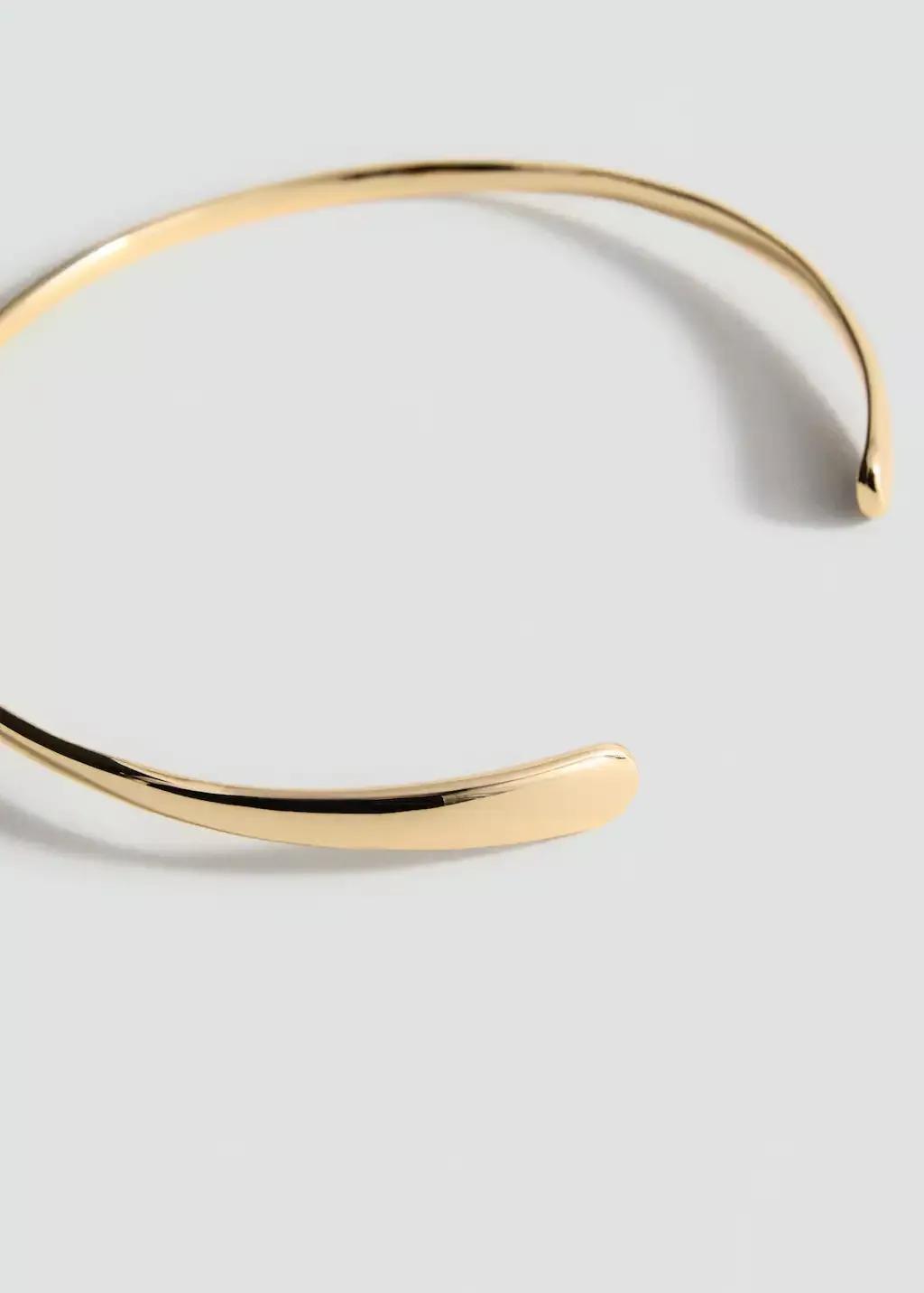 Gold Rigid Choker, Gold, large image number 0