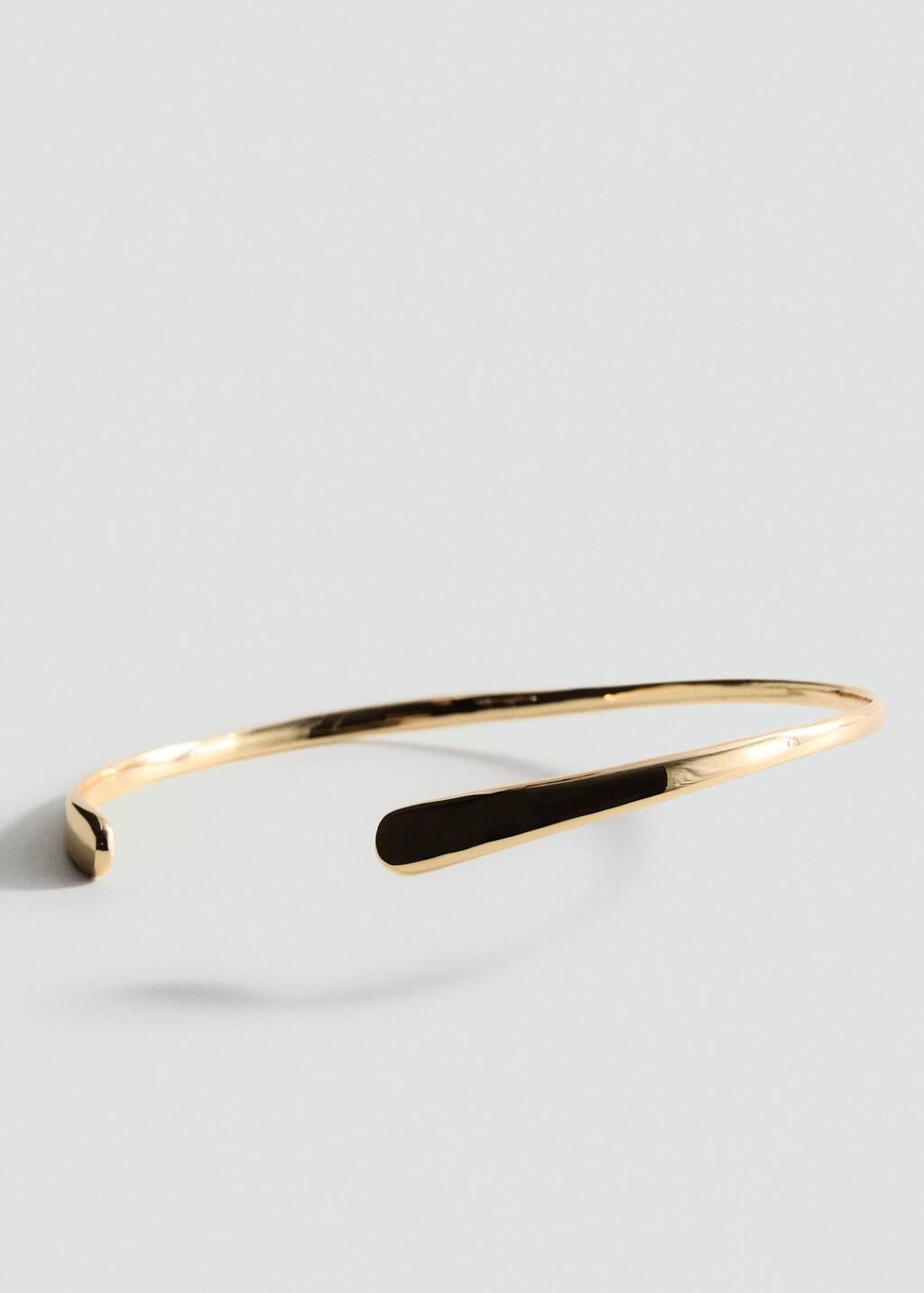 Gold Rigid Choker, Gold, large image number 1