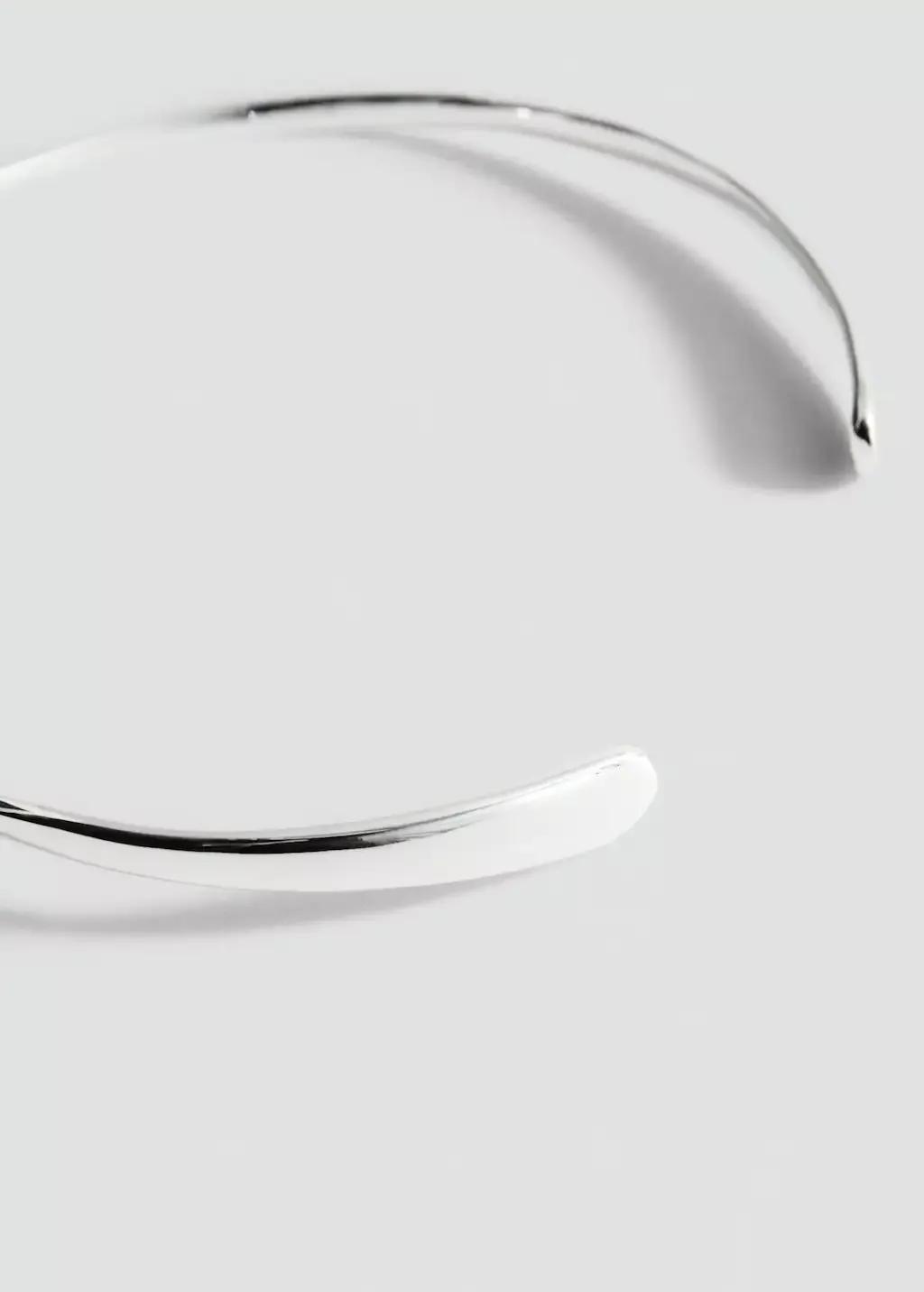 Silver Rigid Choker, Silver, large image number 0