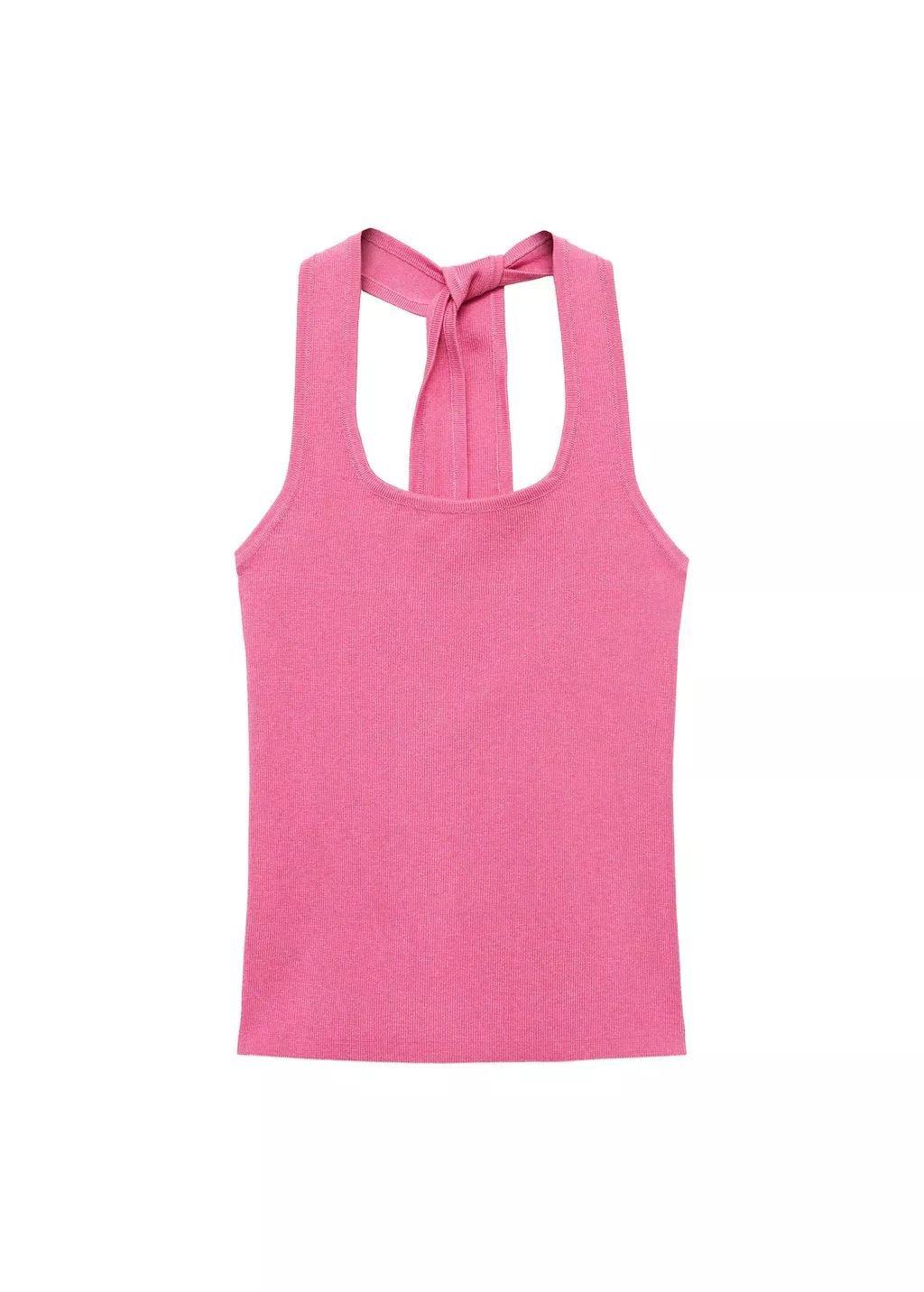 PINK Knit halter top, Pink, large image number 3