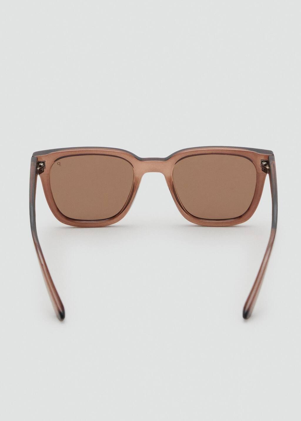 DARK BROWN Rectangular-frame sunglasses, Dark Brown, large image number 1