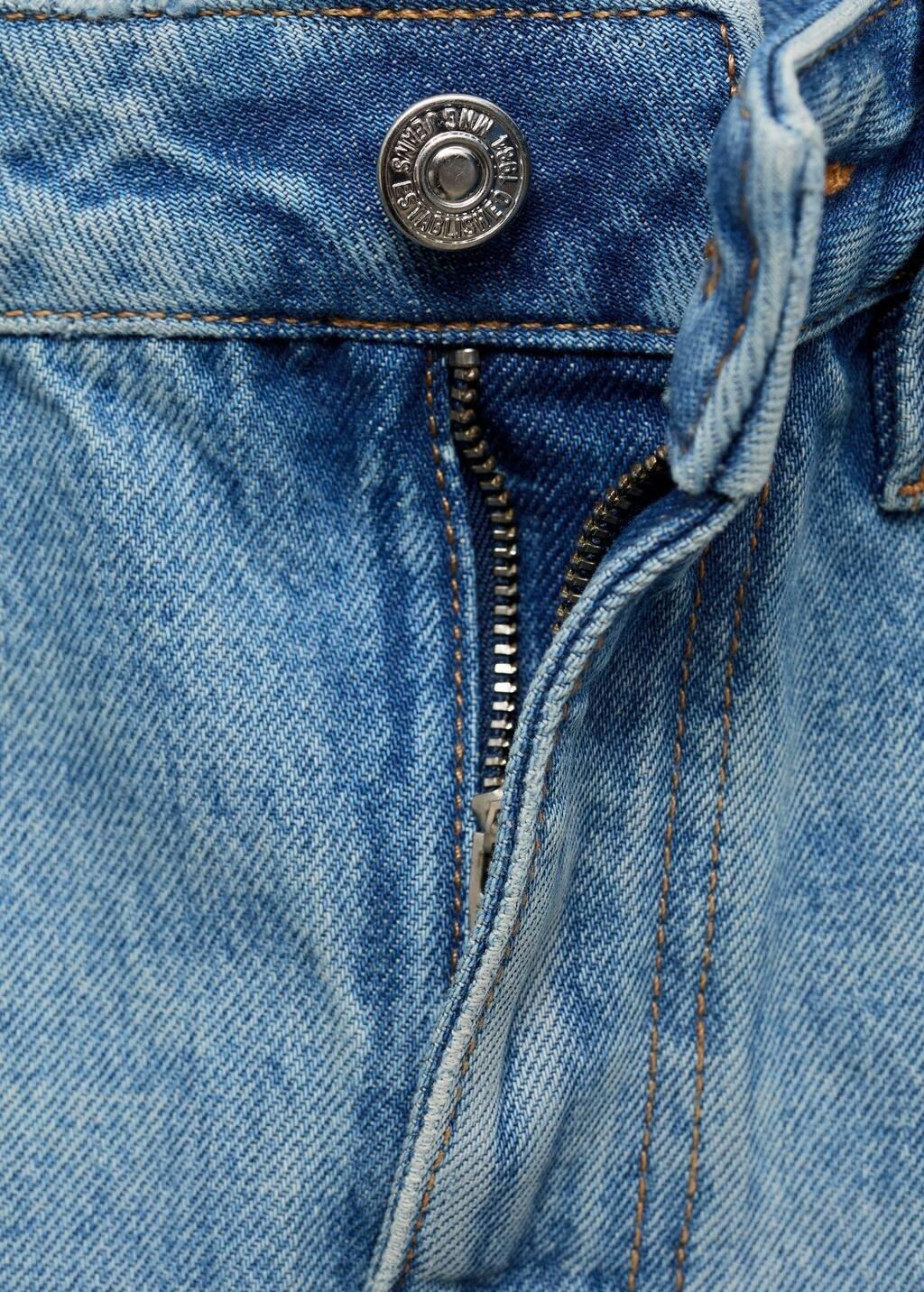 Blue Denim Mini Skirt, , large image number 4