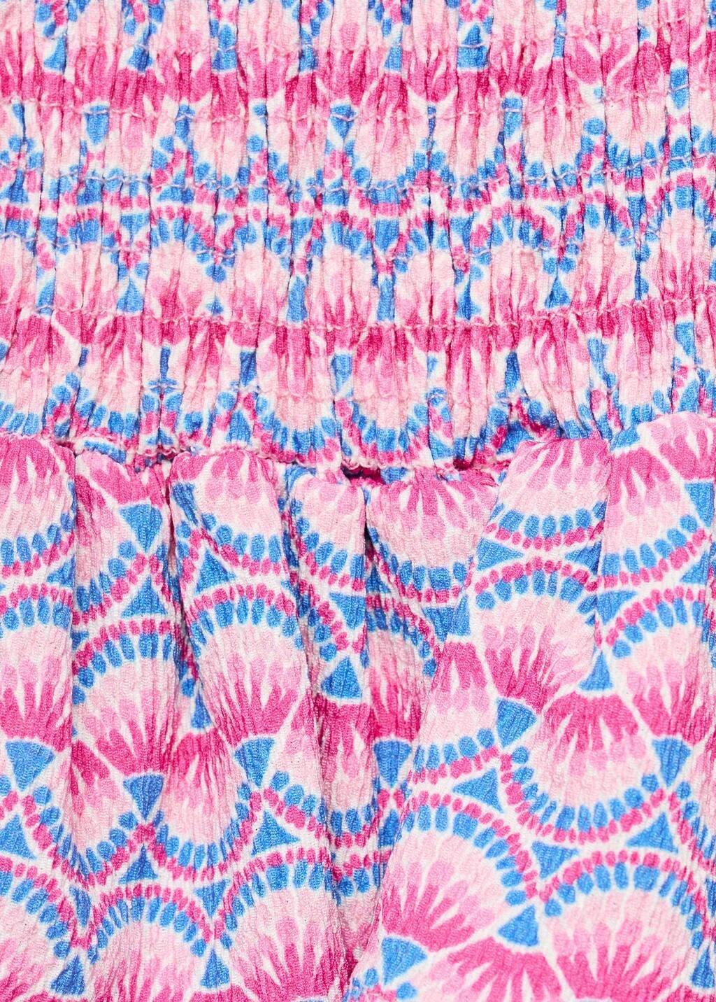 Pink Printed Skirt With Ruffles, Kids Girls, , large image number 2