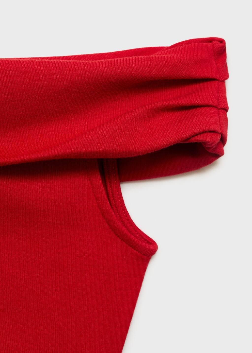 Red Short Strapless Dress, 0201_70, large image number 4