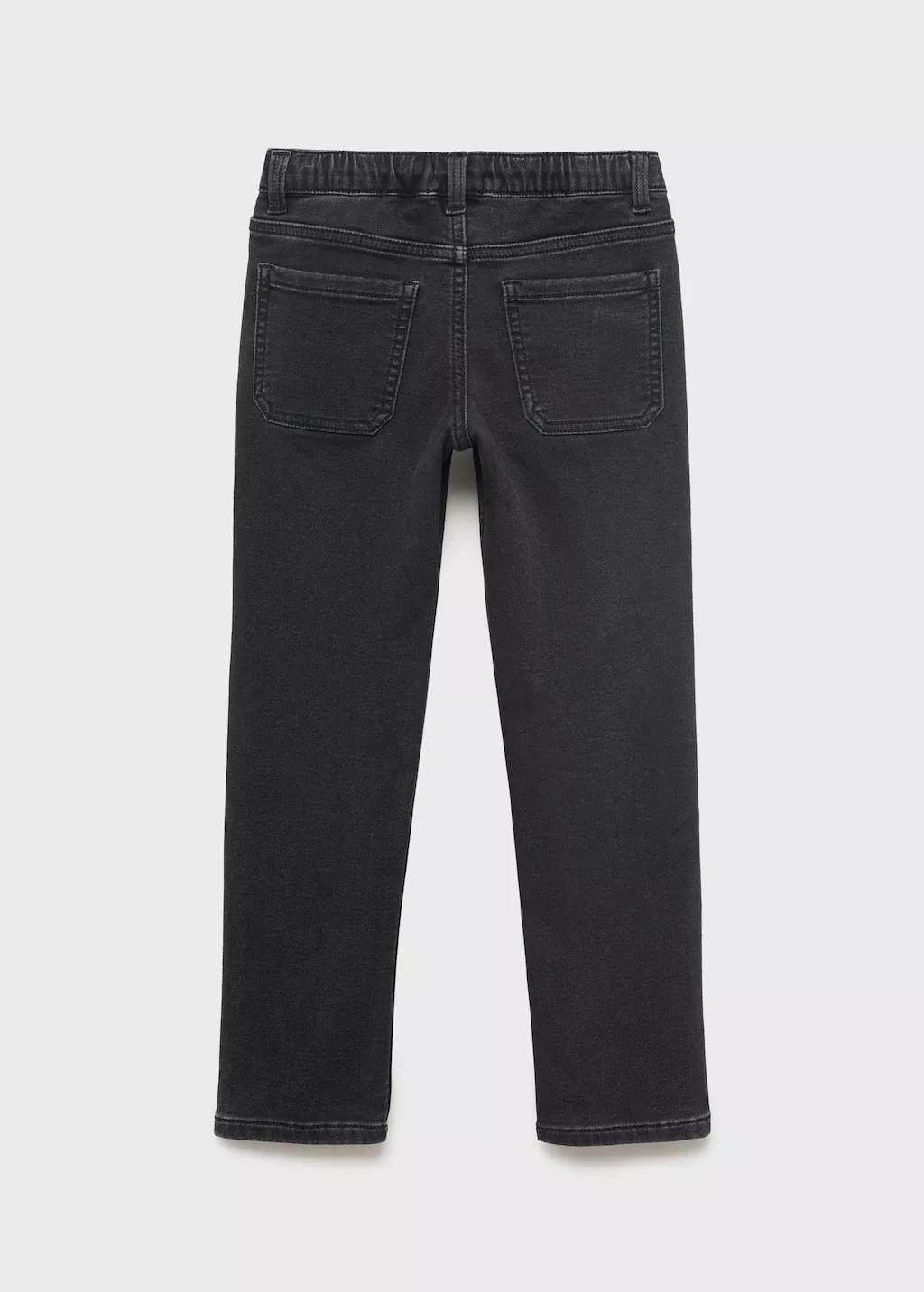 Grey Comfy Jeans With Drawstring, Kids Boys, , large image number 1