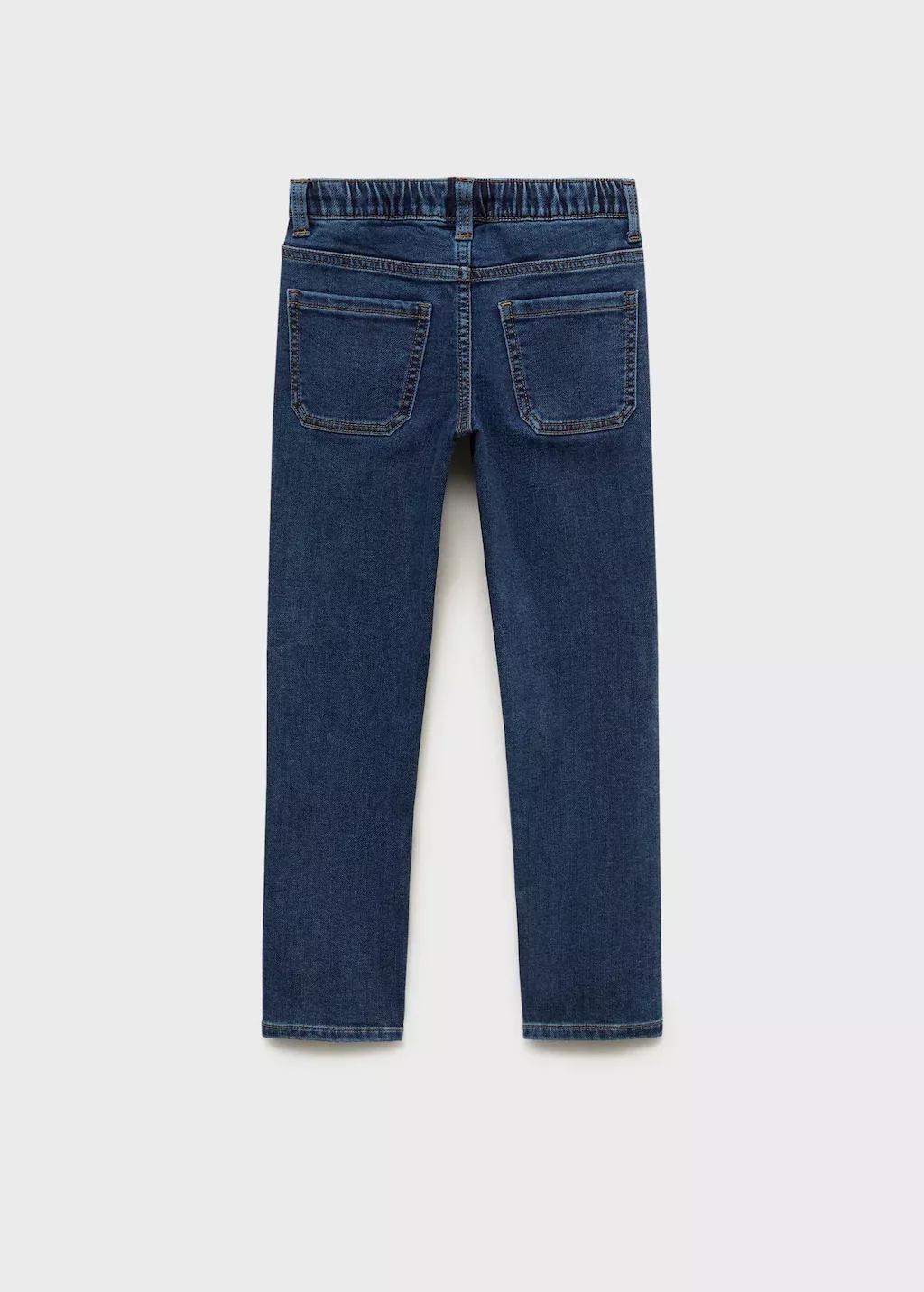 Blue Comfy Jeans With Drawstring, Kids Boys, , large image number 1
