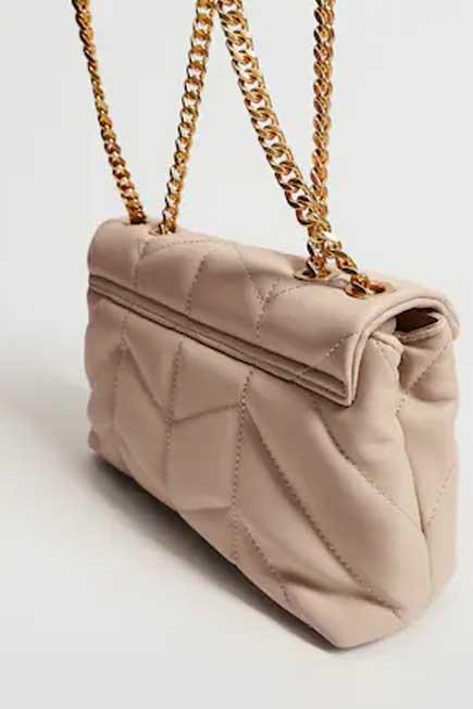 Nude Quilted Chain Bag, Women, , large image number 3