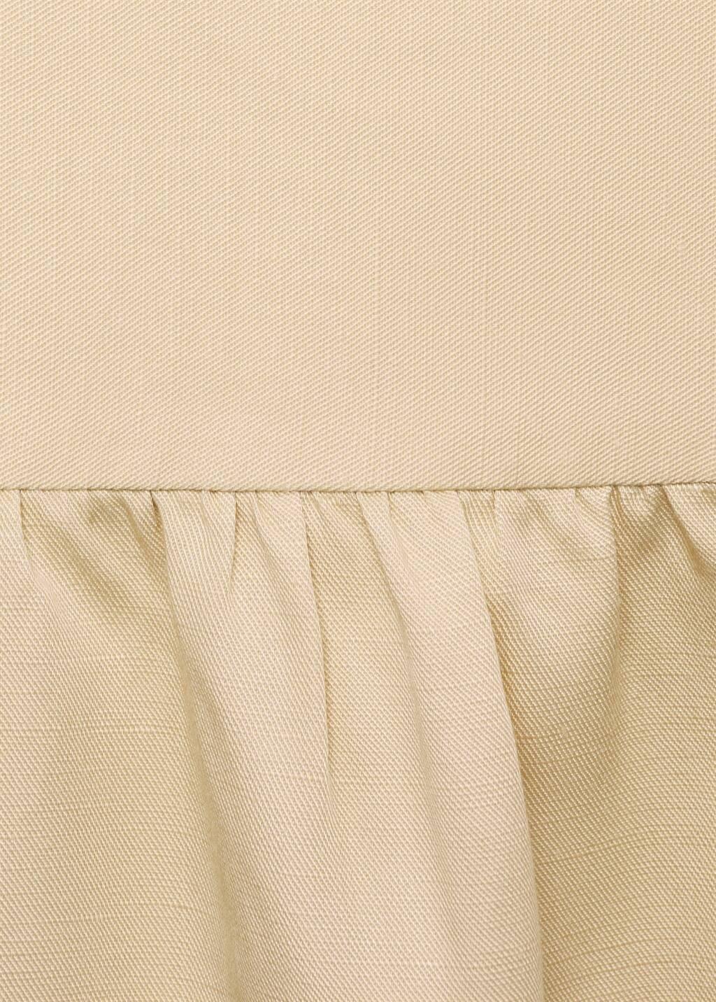 YELLOW Midi-skirt with frayed ends, , large image number 3