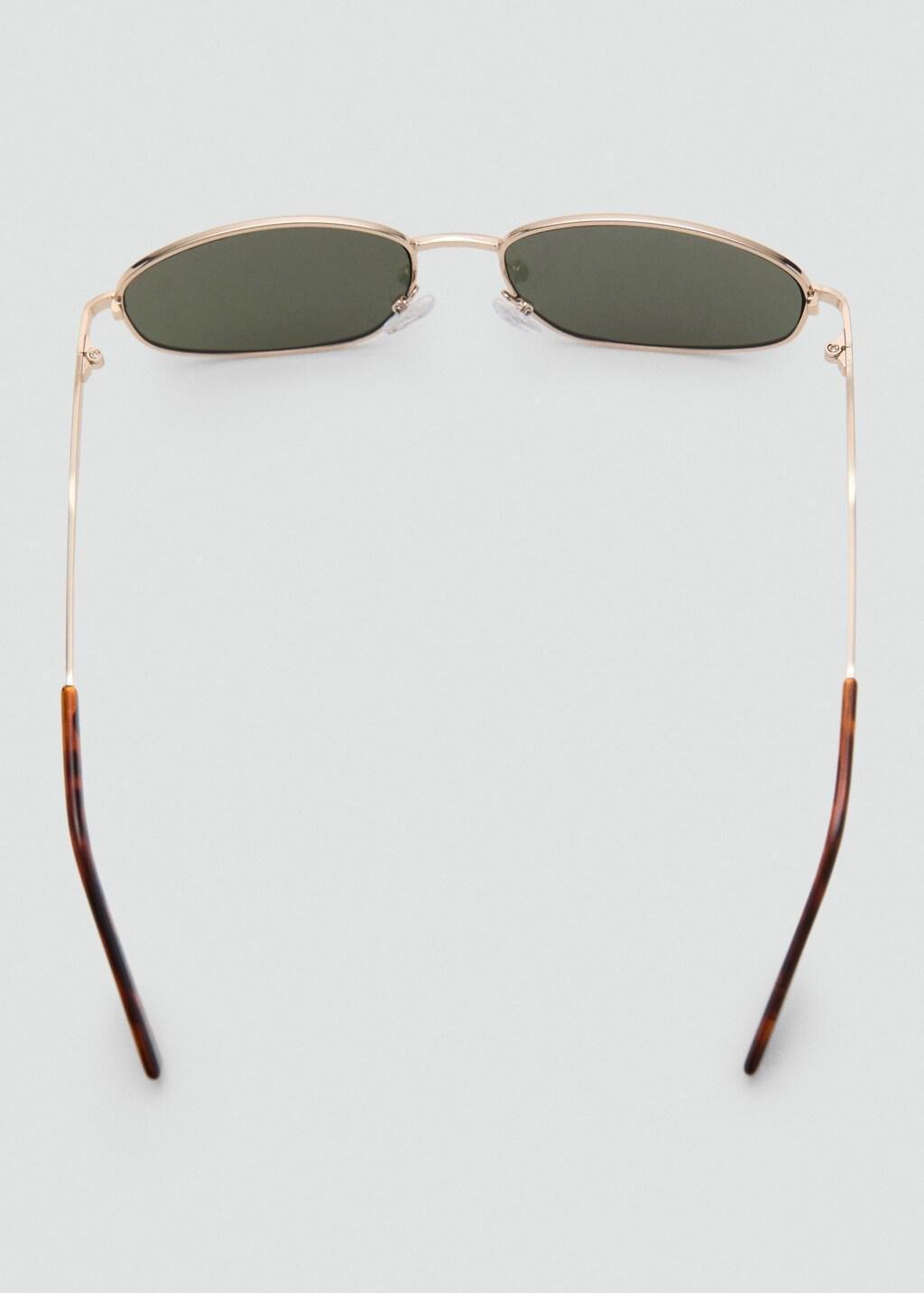Gold Metallic Frame Sunglasses, 0201_OR, large image number 6