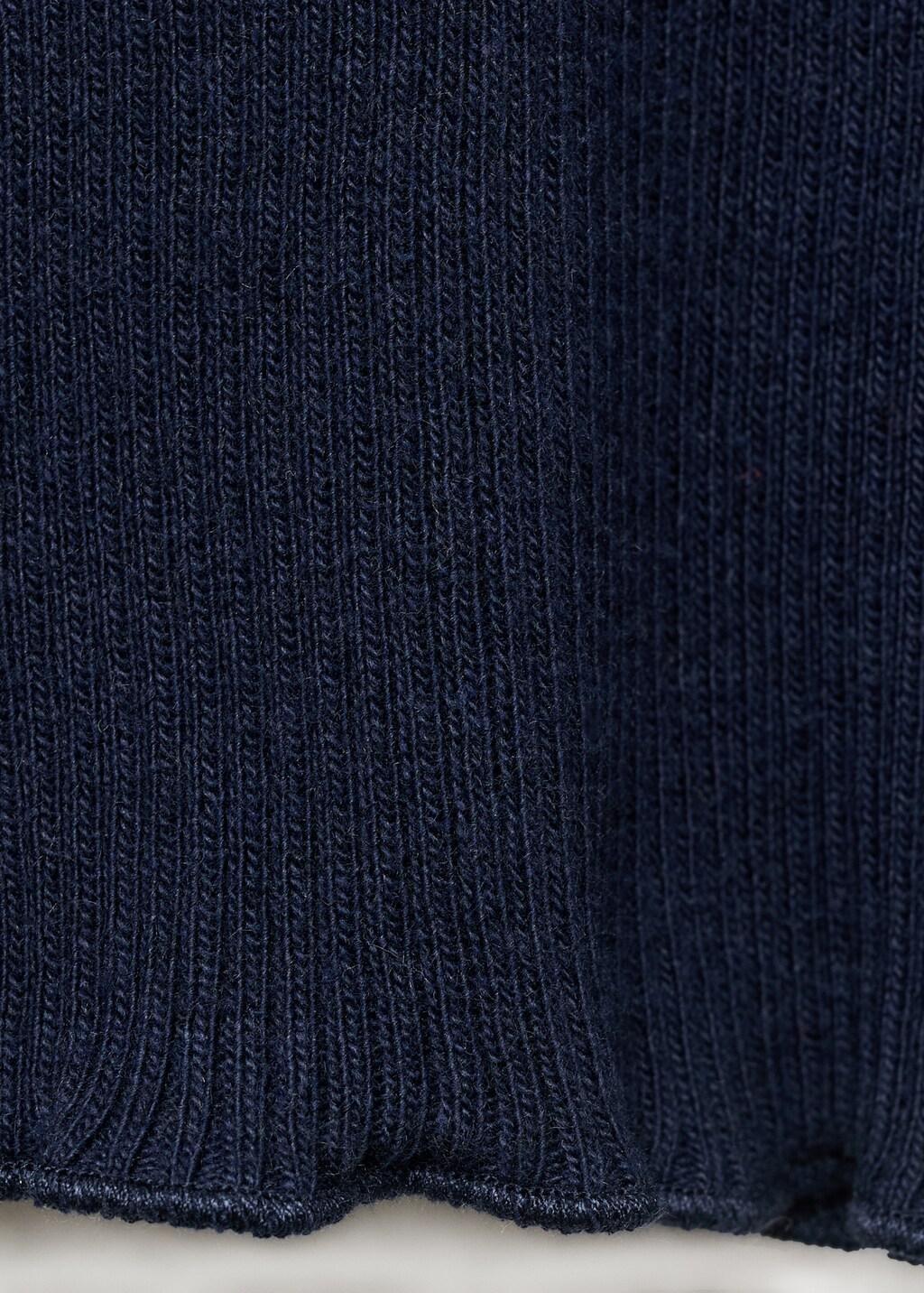 NAVY Ribbed knit cardigan, Kids Girl, Navy, large image number 6