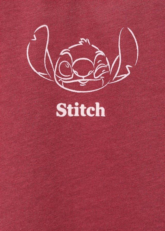 Red Lilo And Stitch T-Shirt, Kids Girls, , large image number 1