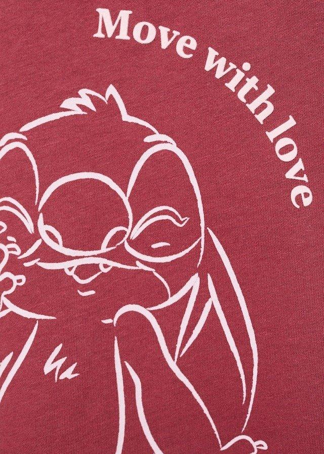 Red Lilo And Stitch T-Shirt, Kids Girls, , large image number 5