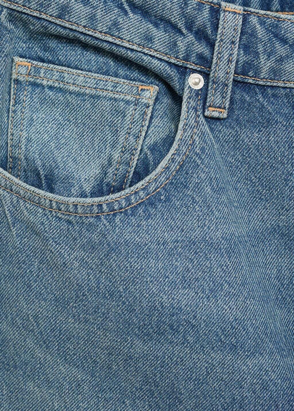 OPEN BLUE Mid-rise straight jeans, , large image number 5