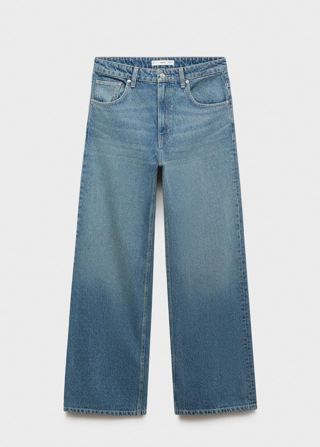 OPEN BLUE Mid-rise straight jeans, , large image number 8