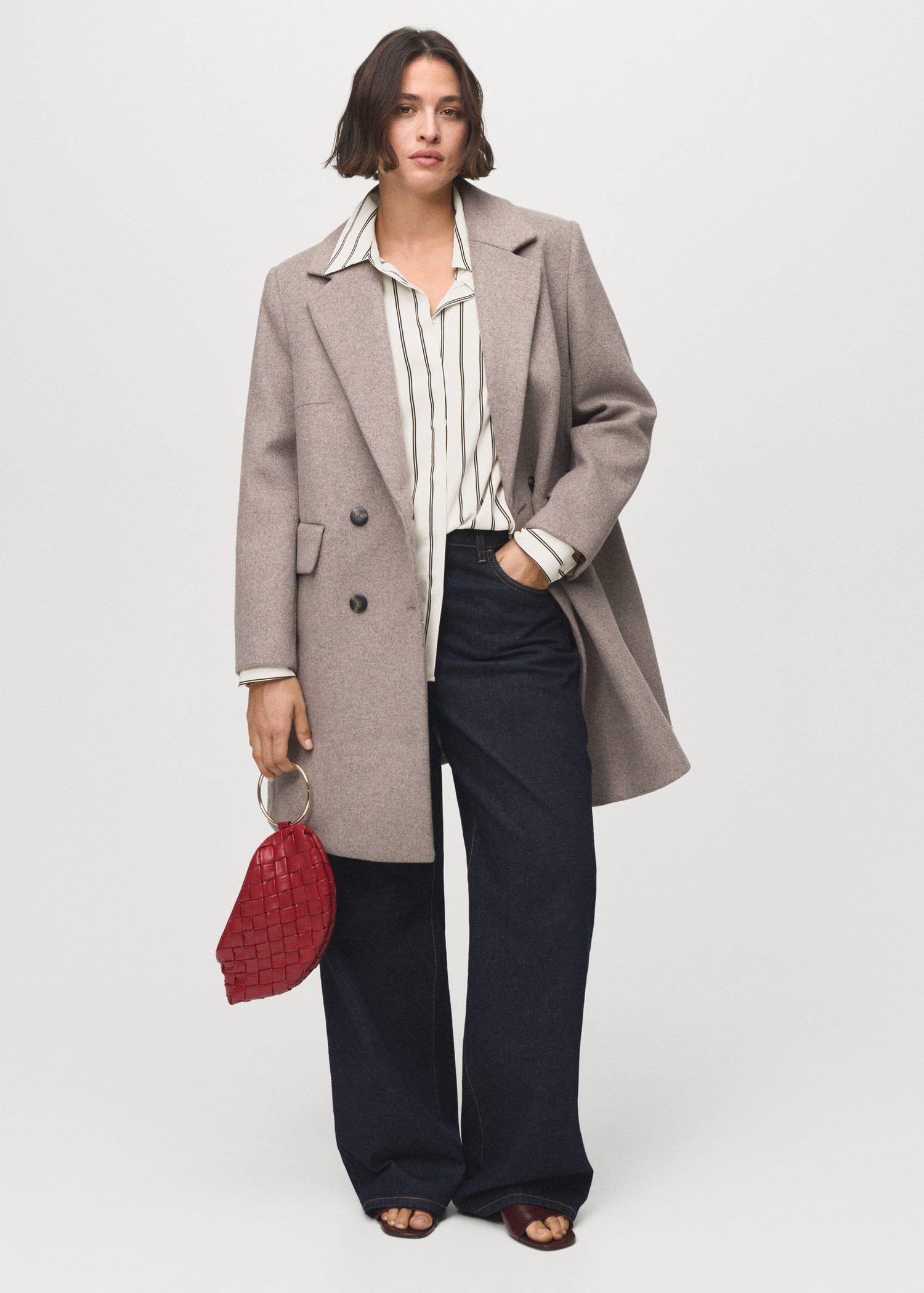 LIGHT BEIGE Fluid long-sleeved blouse, Light Beige, medium