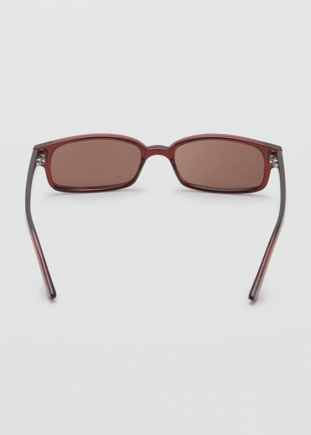 BROWN Rectangular-frame sunglasses, Brown, large image number 1