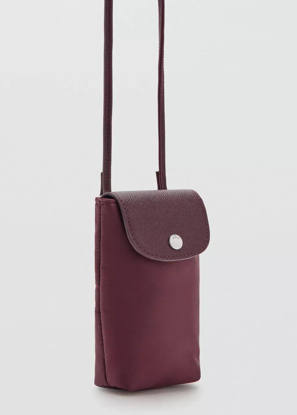 Burgundy Combined Nylon Mobile Case, 0201_78, large image number 0