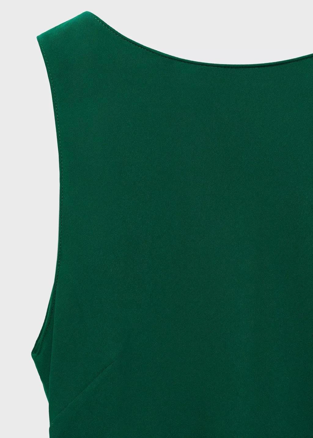 Green Midi-Dress With Back, , large image number 2