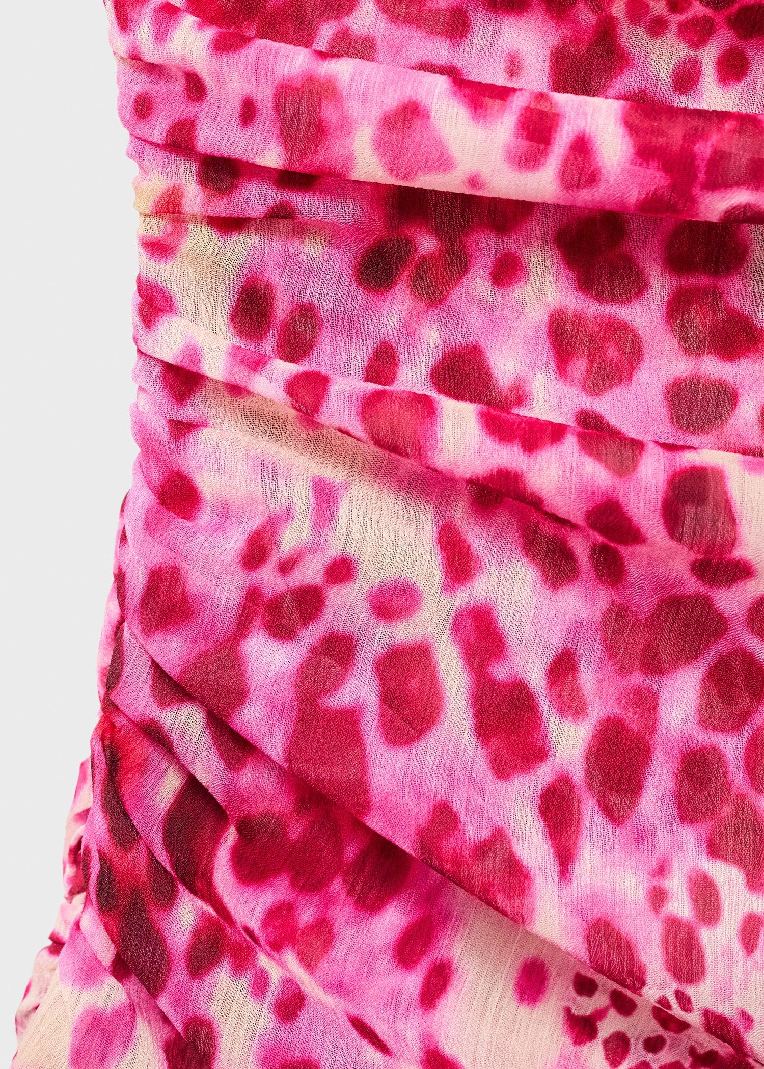 Pink Asymmetric Printed Top, , large image number 7