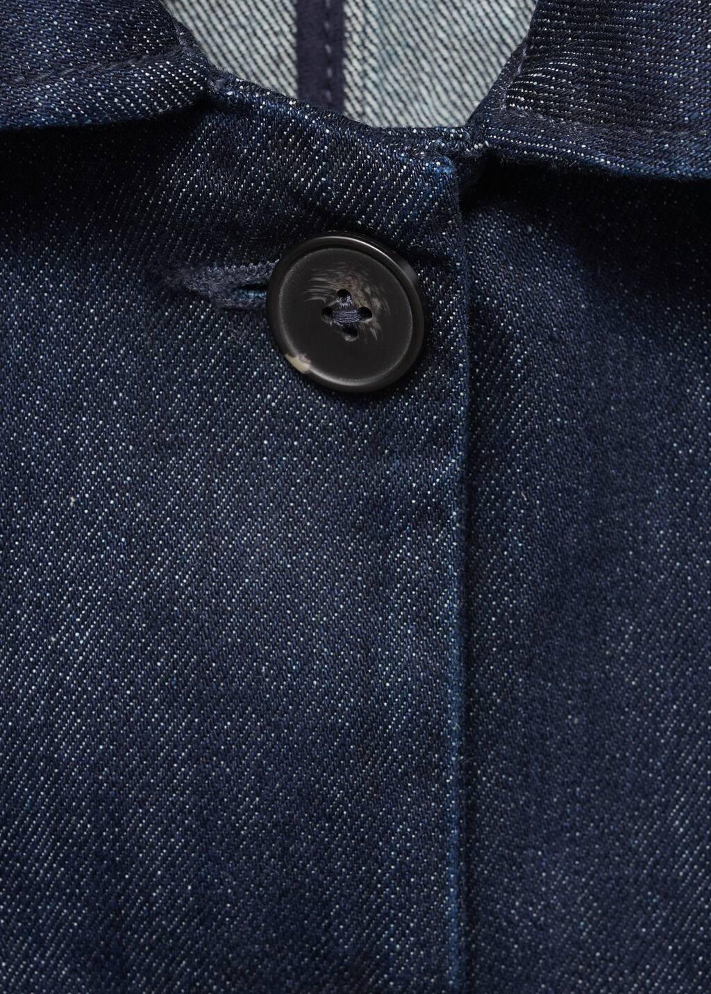 Blue Denim Jacket With Pockets, , large image number 4