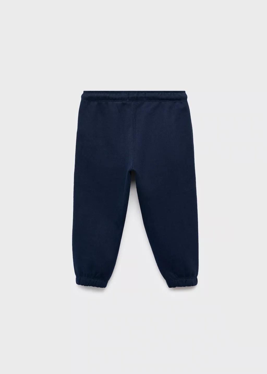 Navy Joggers With Side Stripe, Baby Boy, , large image number 2