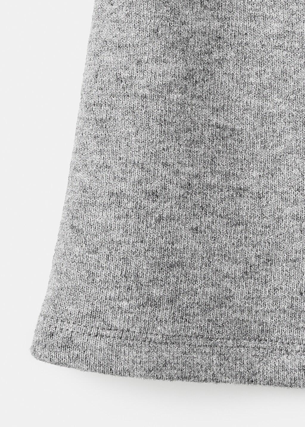 MEDIUM GREY Knitted A-line skirt, Baby Girl, Medium Grey, large image number 3