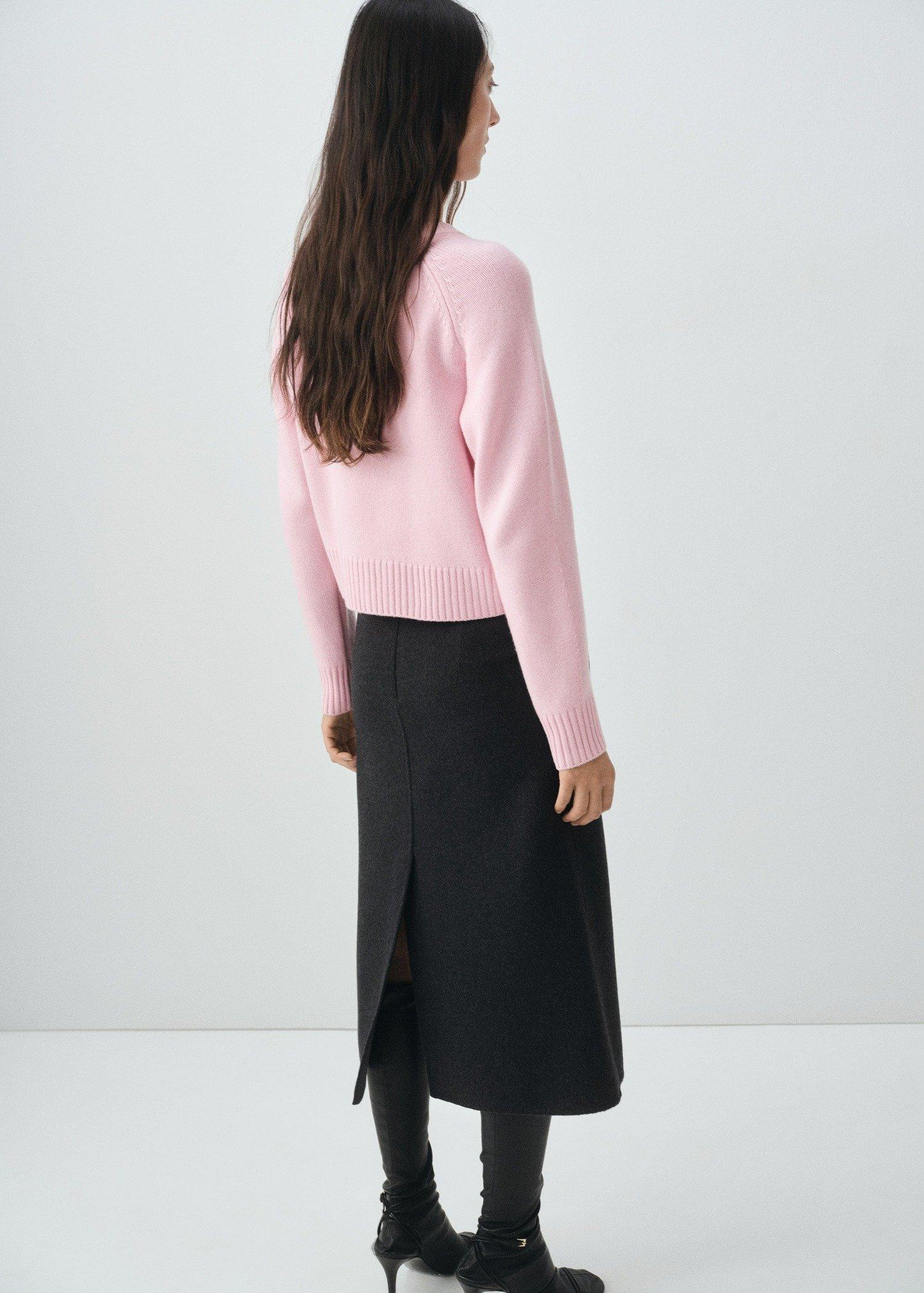 Pink Chunky Knit Cardigan, , large image number 2