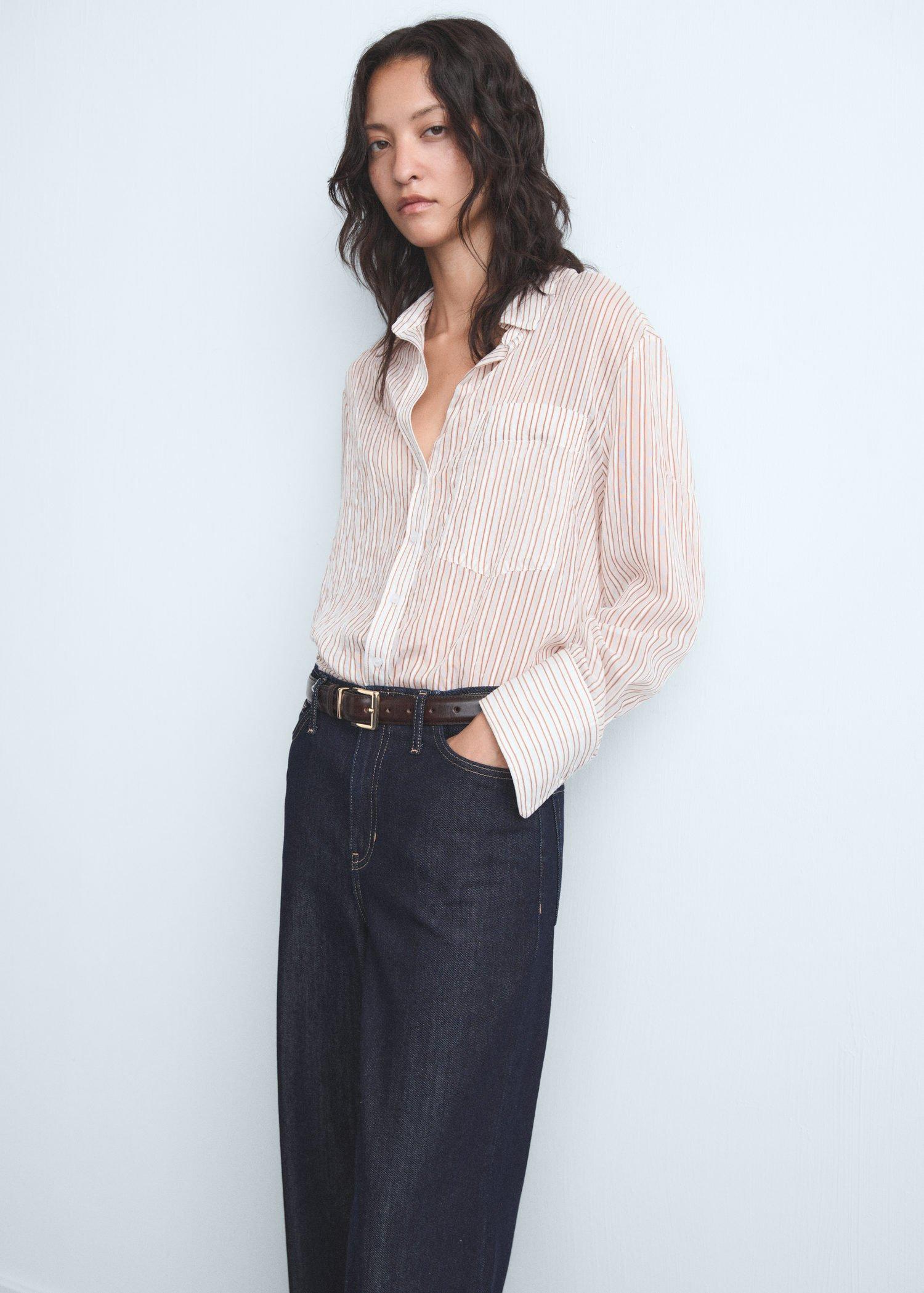 Blue Wide leg Mid-Rise Jeans, , large image number 0