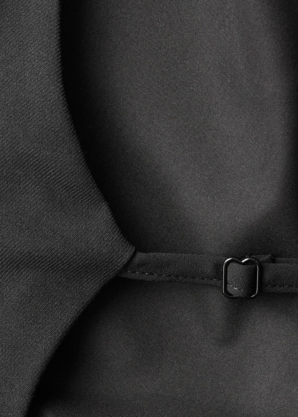 BLACK Halter neck ruched dress, Black, large image number 1