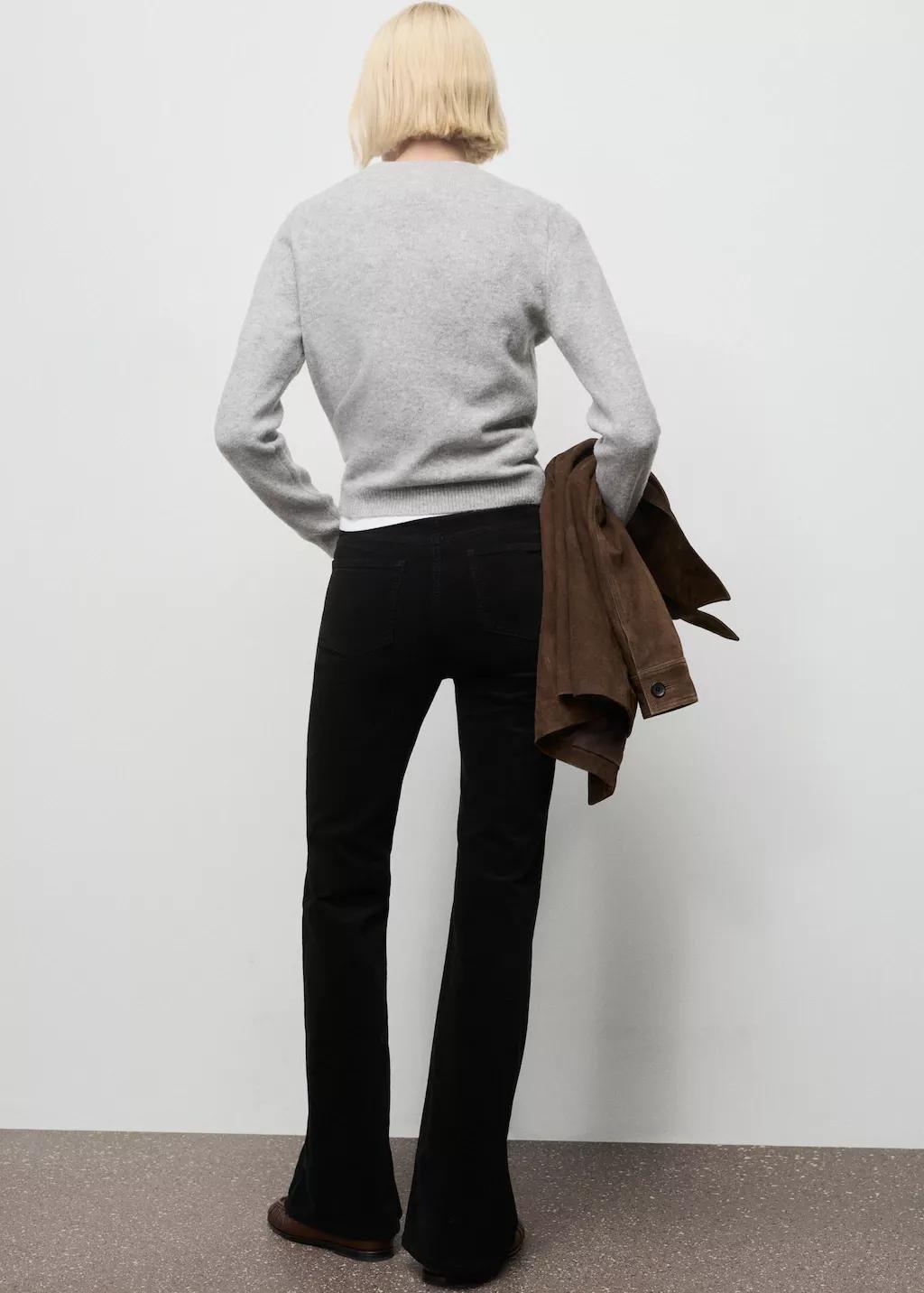 BLACK Velvet flared jeans, 0201_99, medium