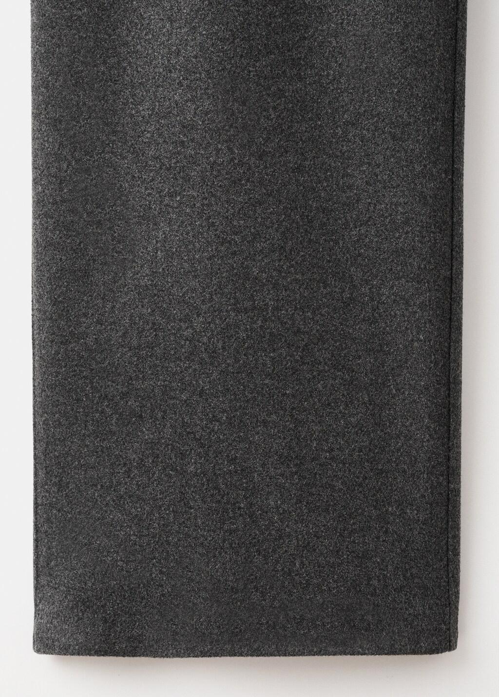 Grey Straight-Fit Trousers With Elastic Waist, 0201_94, large image number 5