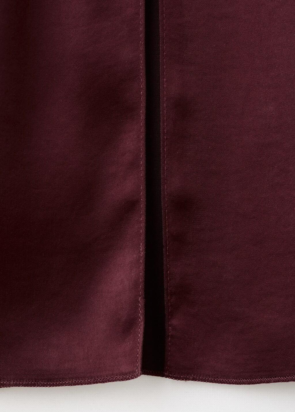 Red Belt Satin Dress, 0201_76, large image number 5
