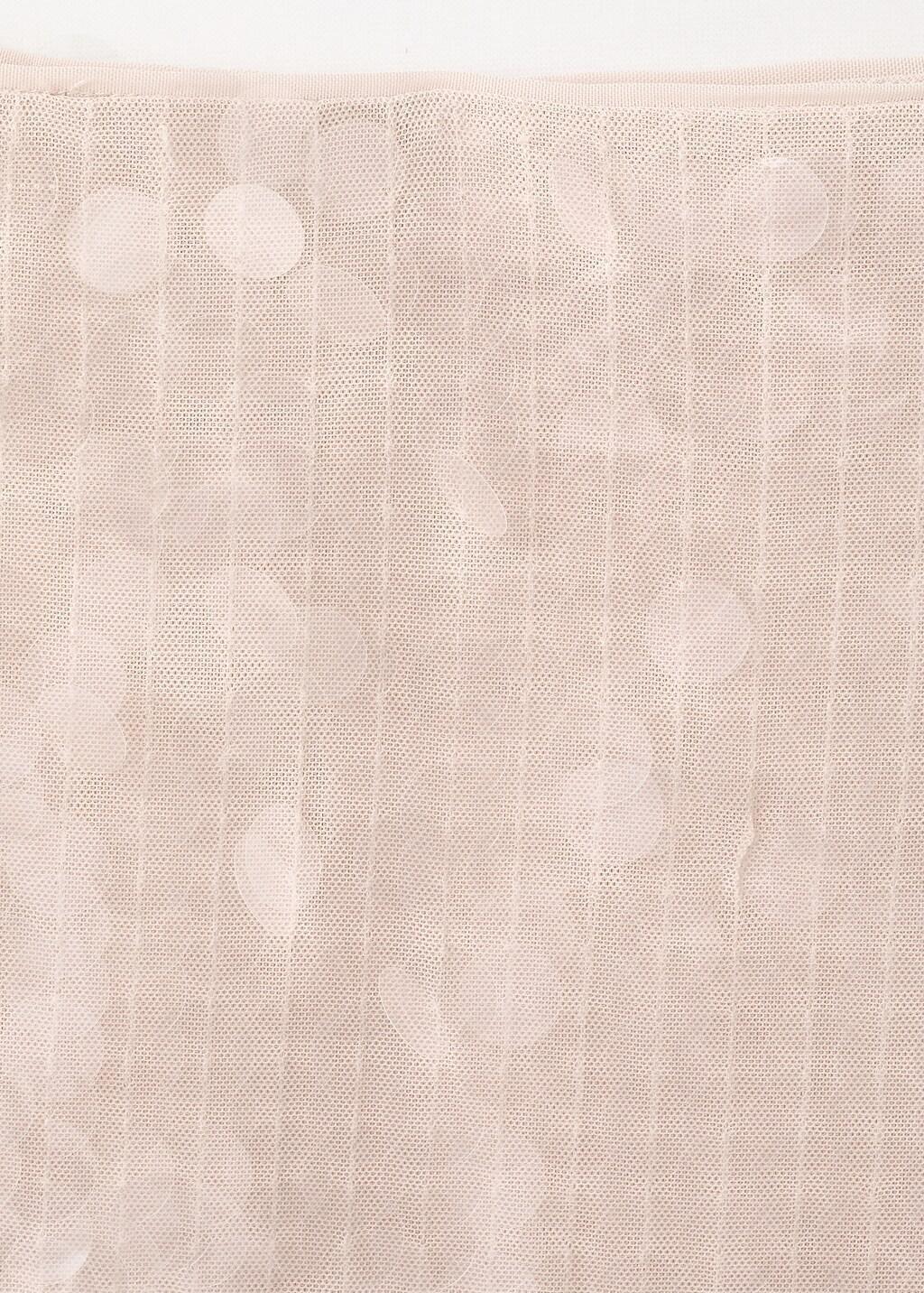 Beige Sequin Midi Skirt, Light Beige, medium