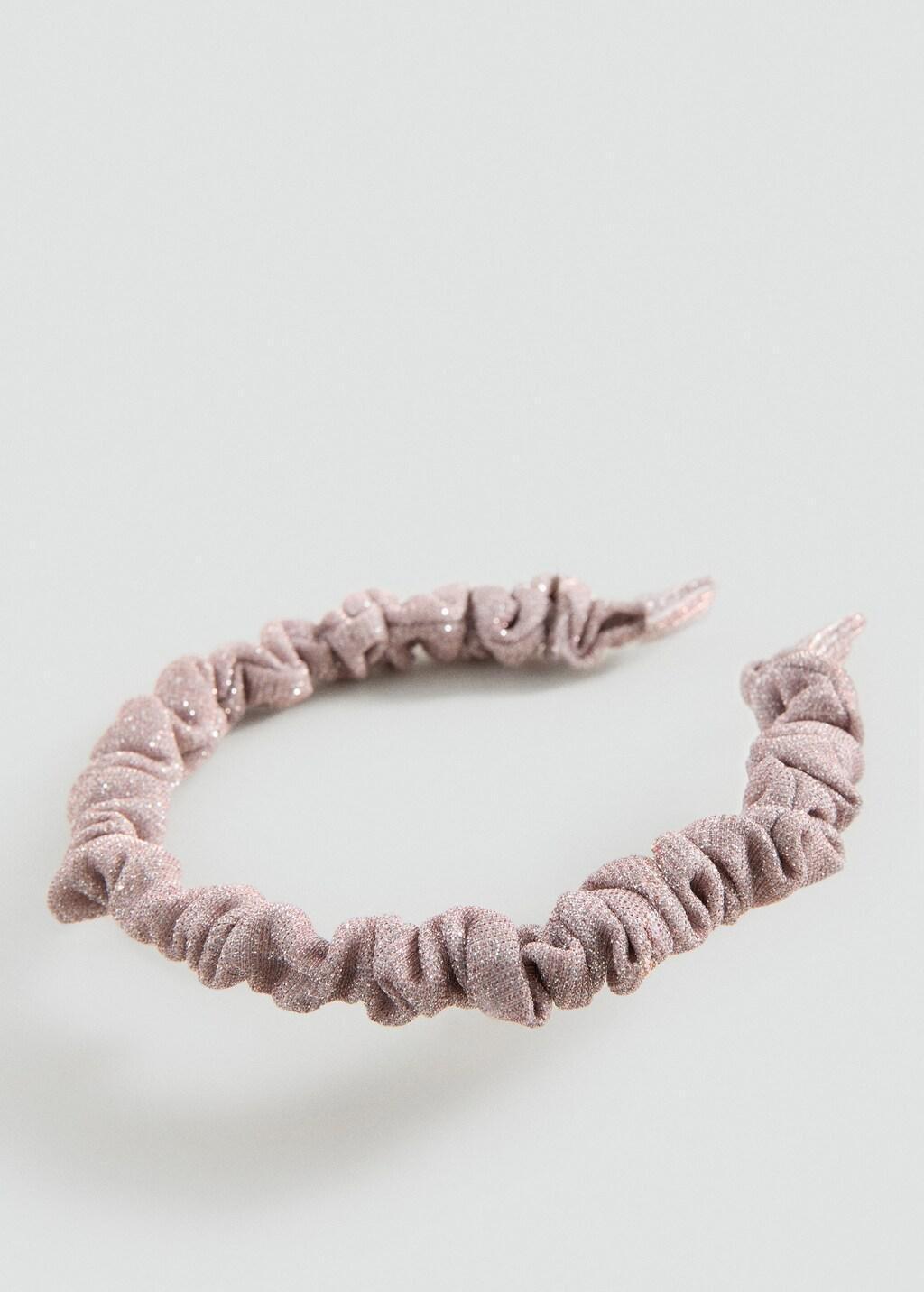 Pink Lt Pastel Glitter Headband, Kids Girl, Light-Pastel Pink, large image number 0