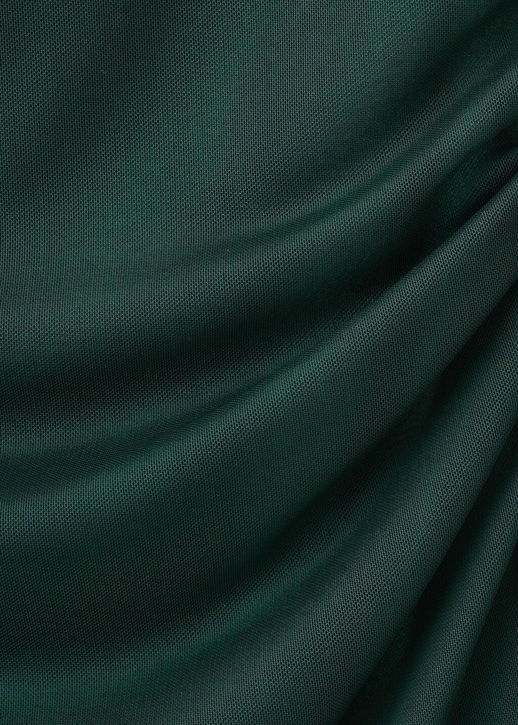 Green Semi-Transparent Asymmetric Dress, Green, large image number 5