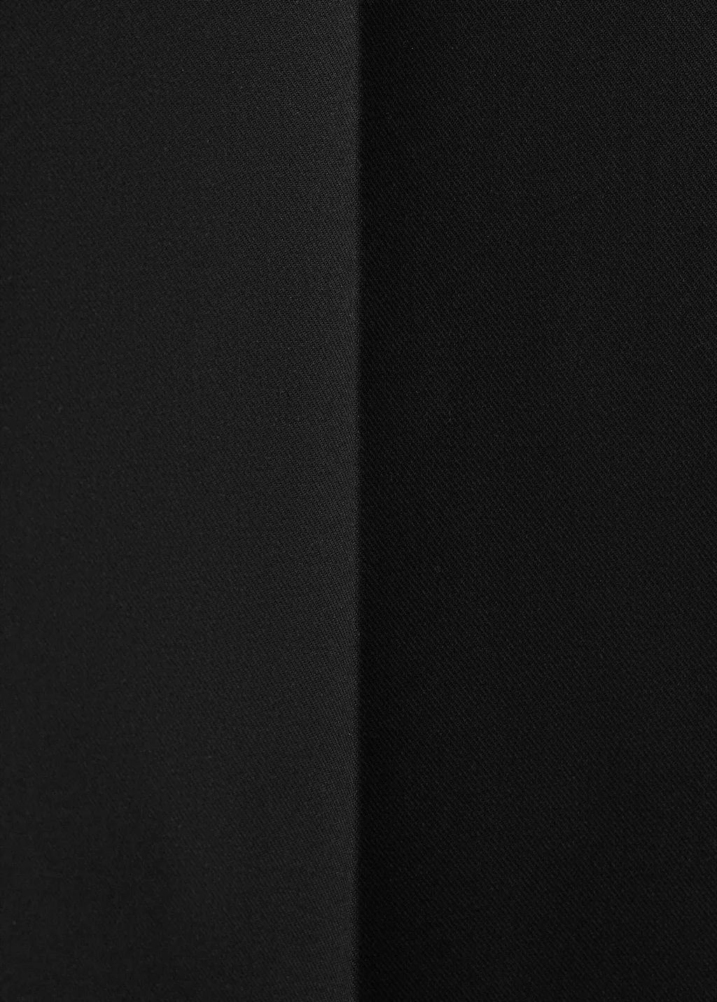 Black Flared Trousers With Belt, Black, large image number 4