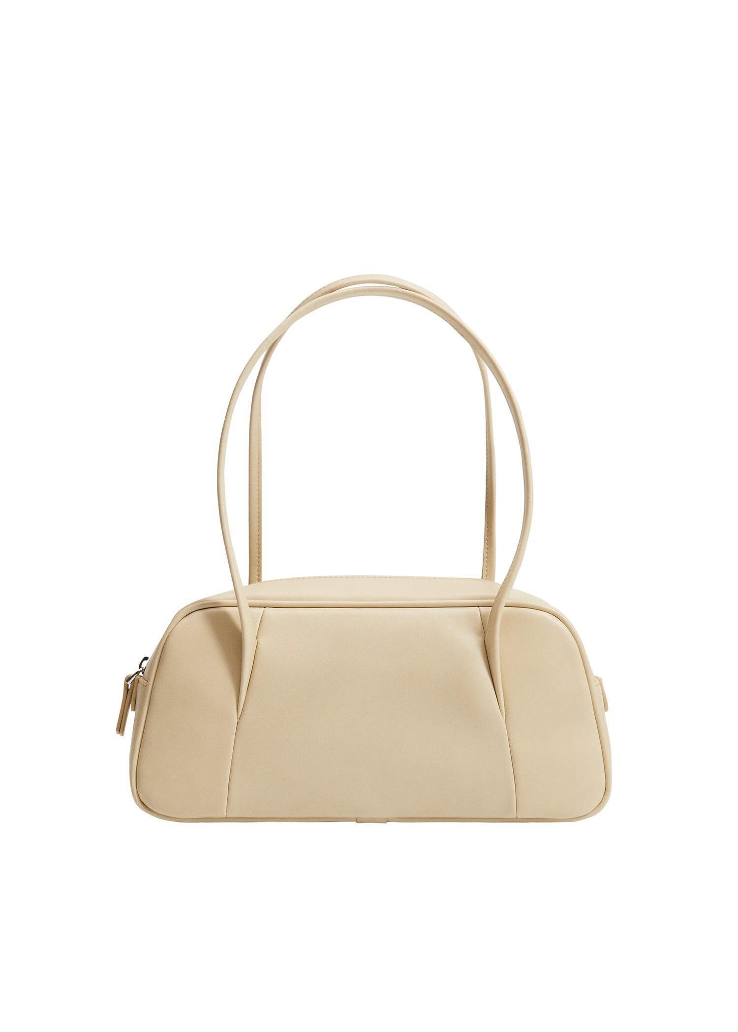 Light Beige Double Handle Baguette Bag, Women, , large image number 1