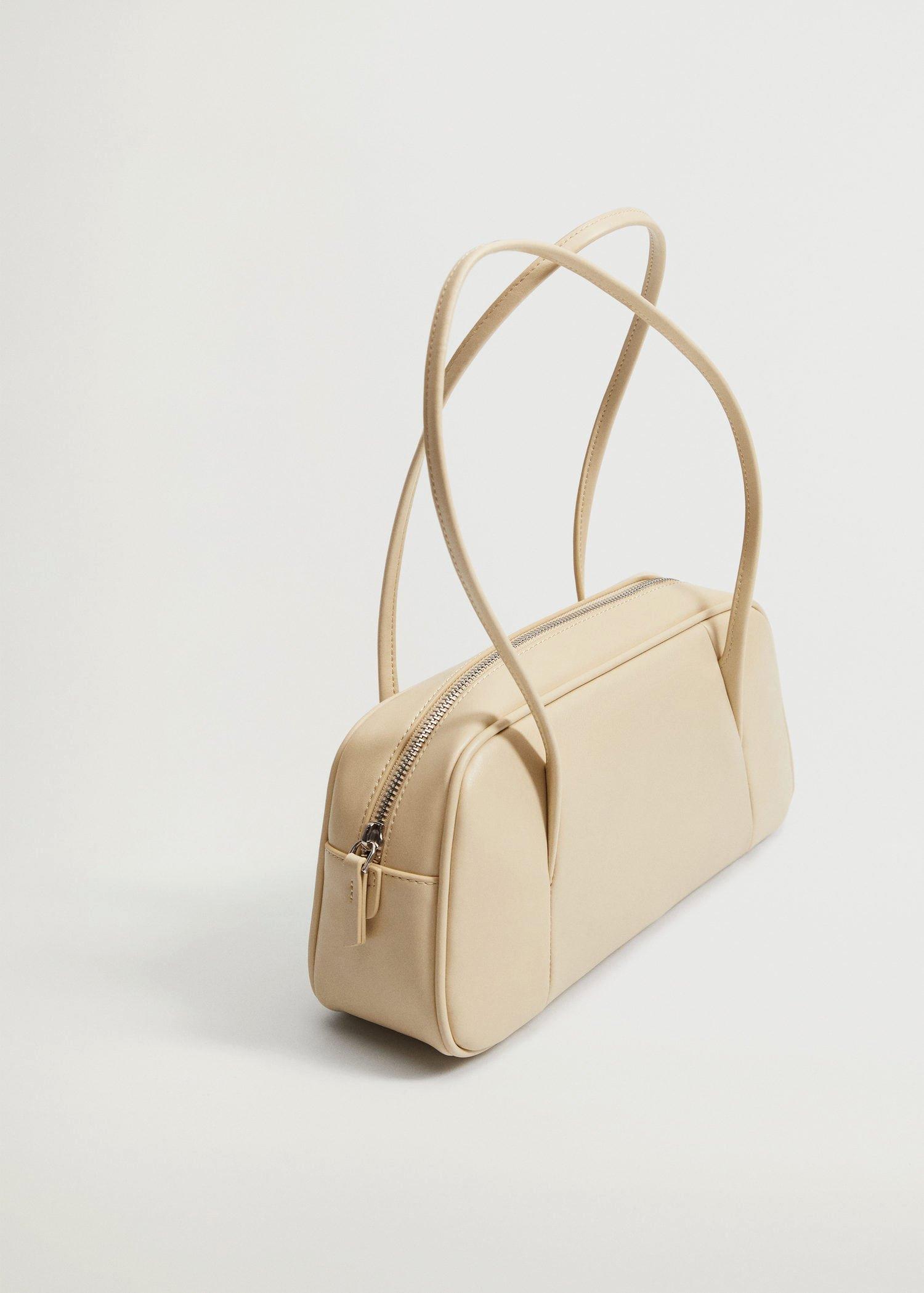 Light Beige Double Handle Baguette Bag, Women, , large image number 2