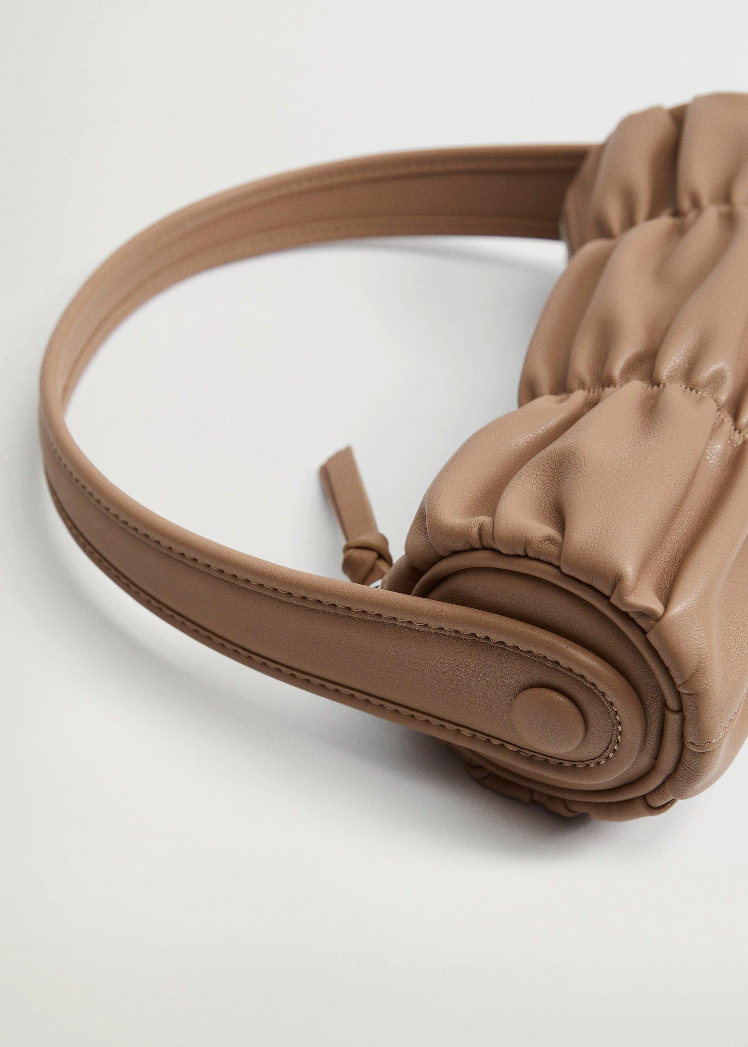 Lt-Pastel Brown Pleats Baguette Bag, Women, , large image number 3