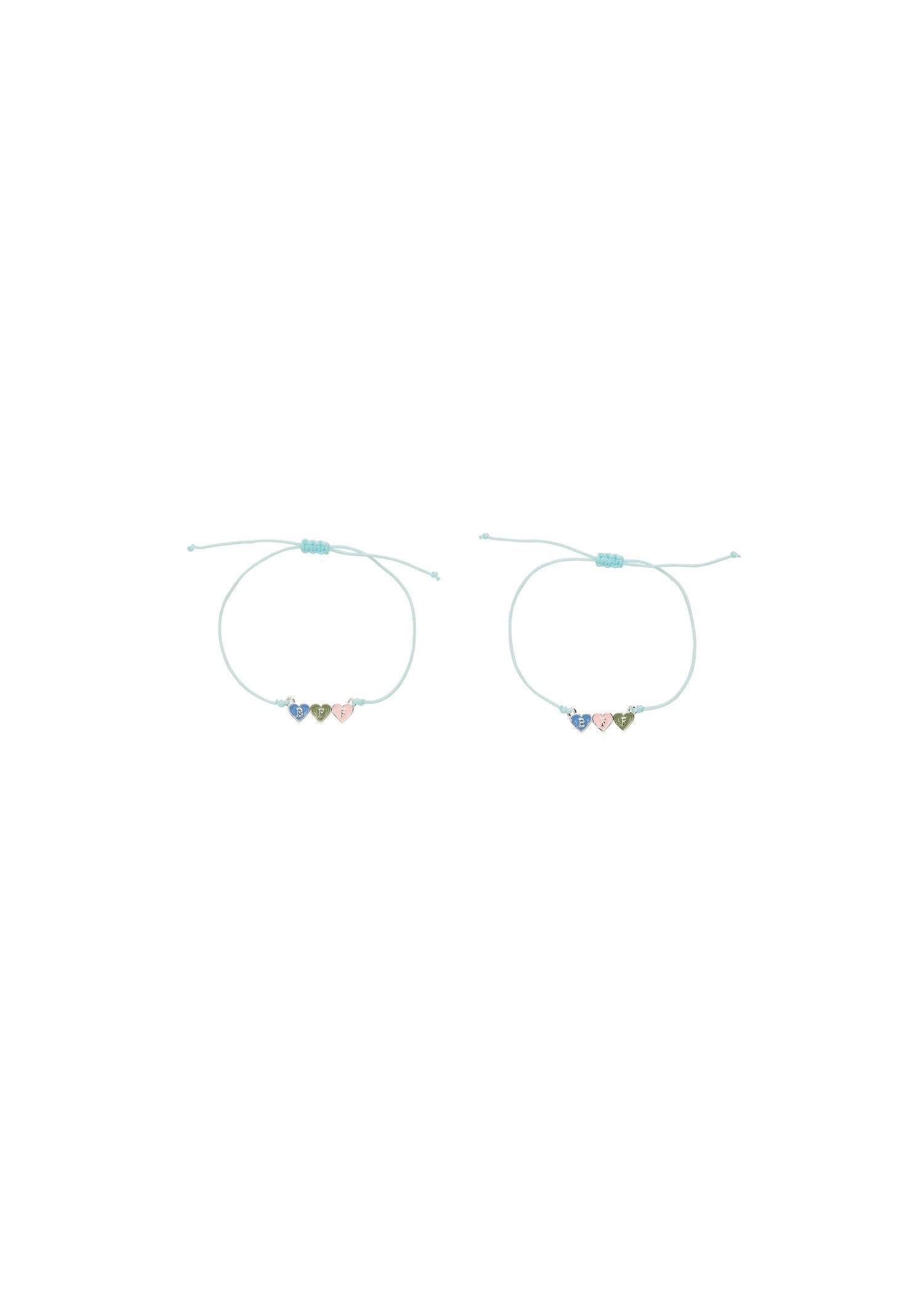 Silver Best Friends Bracelet 2 Set, Kids Girl, , large image number 1