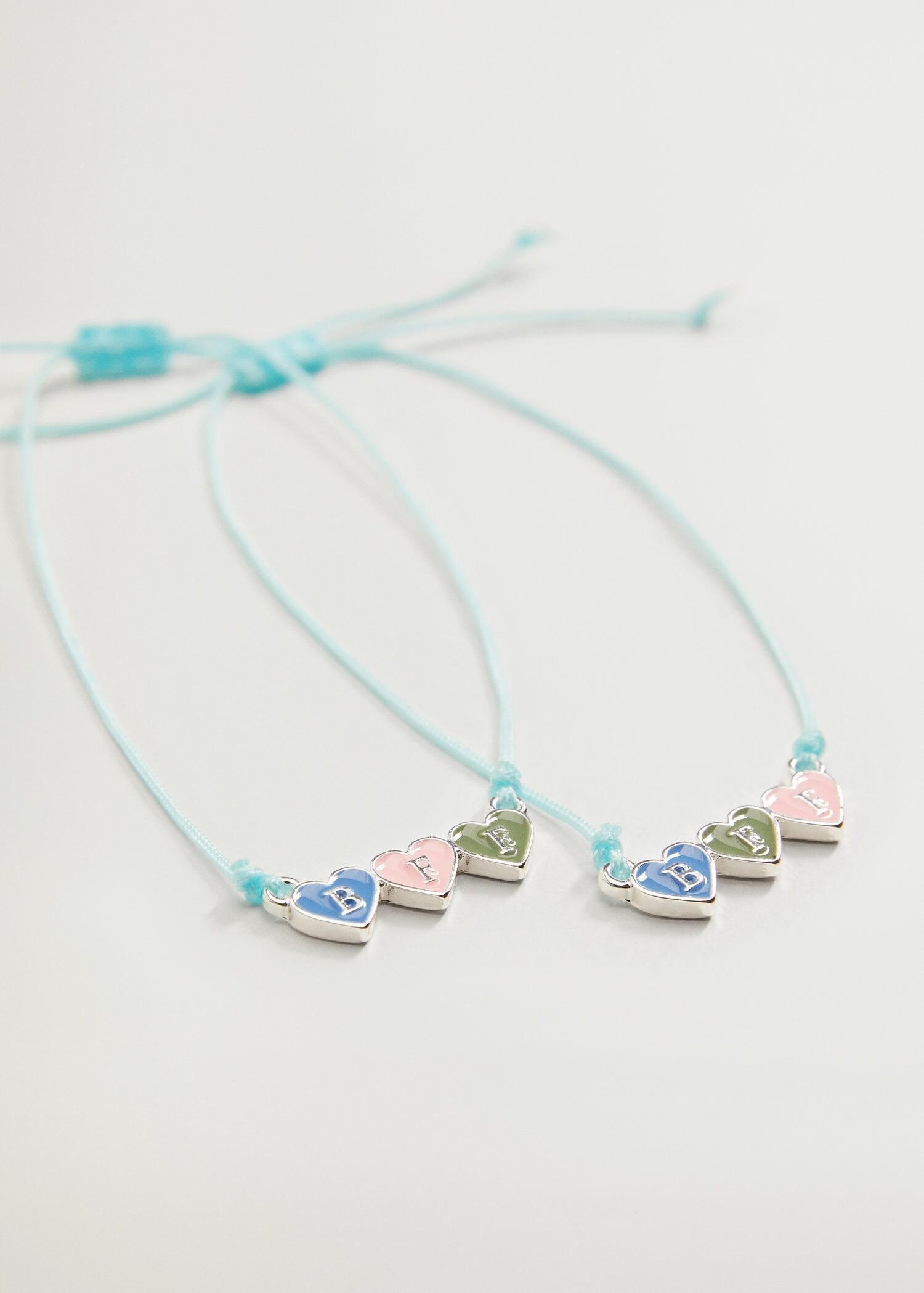 Silver Best Friends Bracelet 2 Set, Kids Girl, , large image number 3