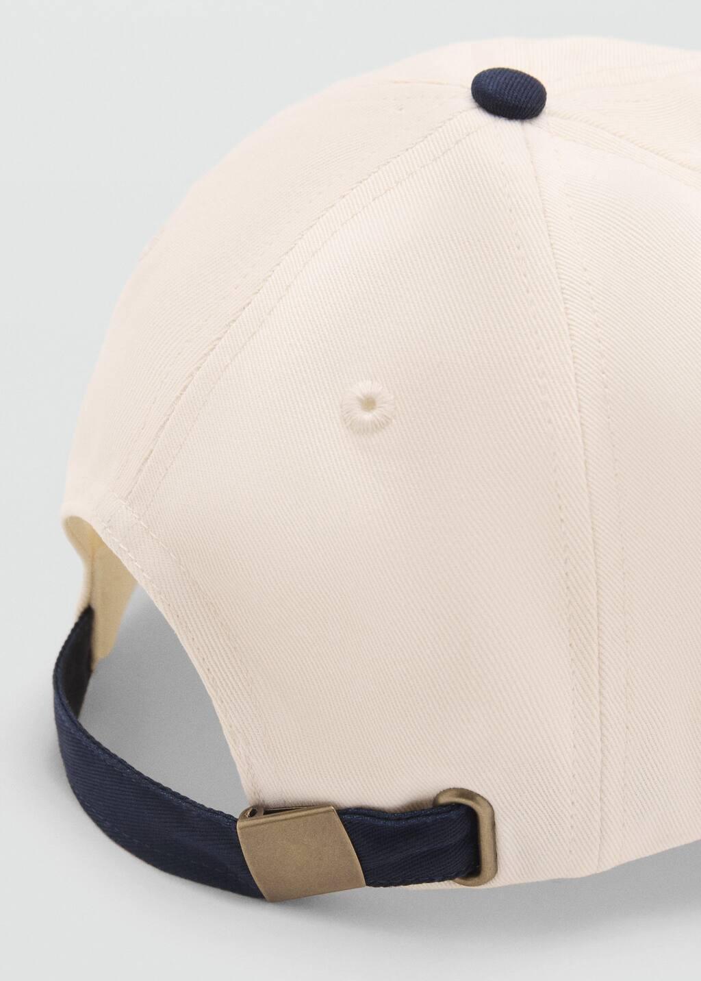Navy Embroidered Message Cap, Navy, large image number 1