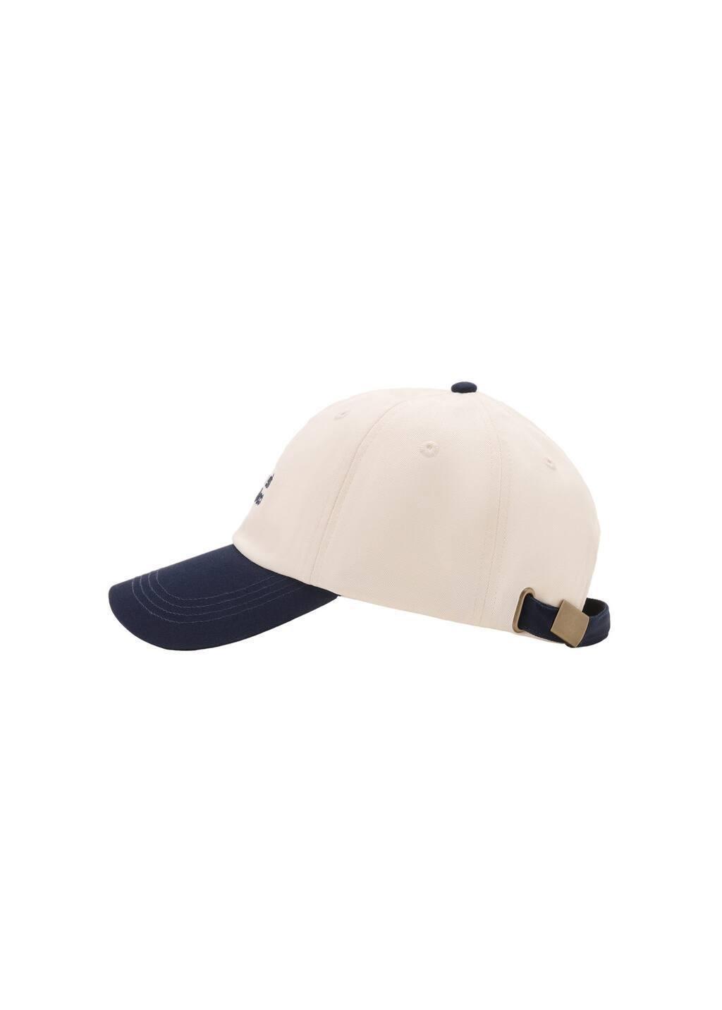 Navy Embroidered Message Cap, Navy, large image number 3