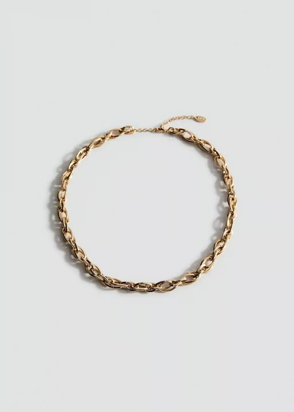 Gold Combined-Link Chain Necklace, Gold, large image number 1