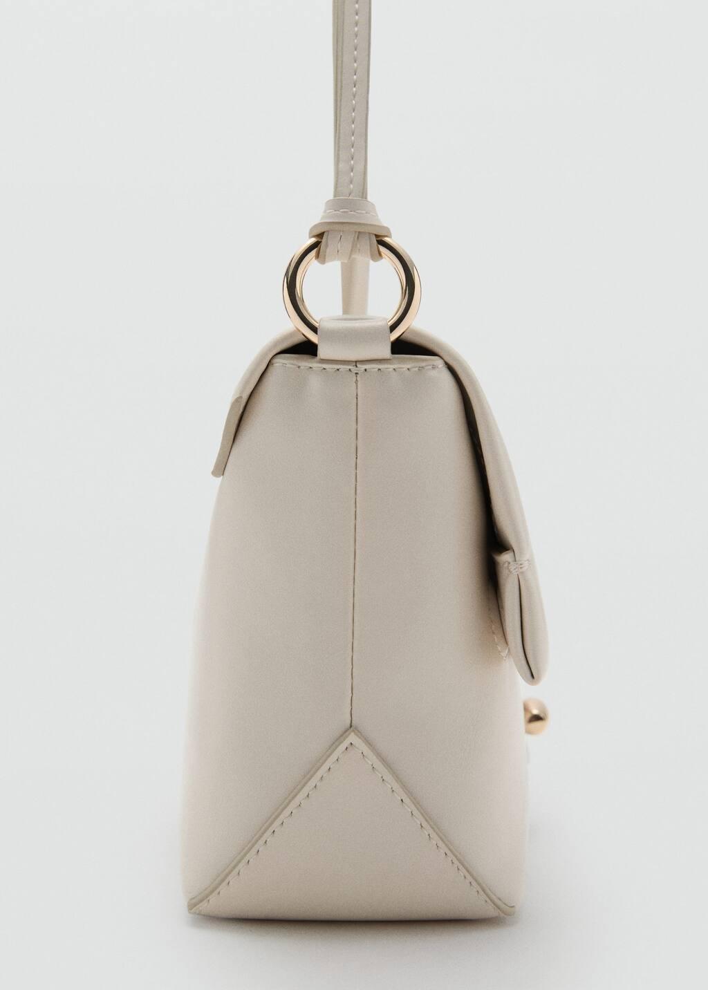 NATURAL WHITE Shoulder bag with strap, Natural White, large image number 1