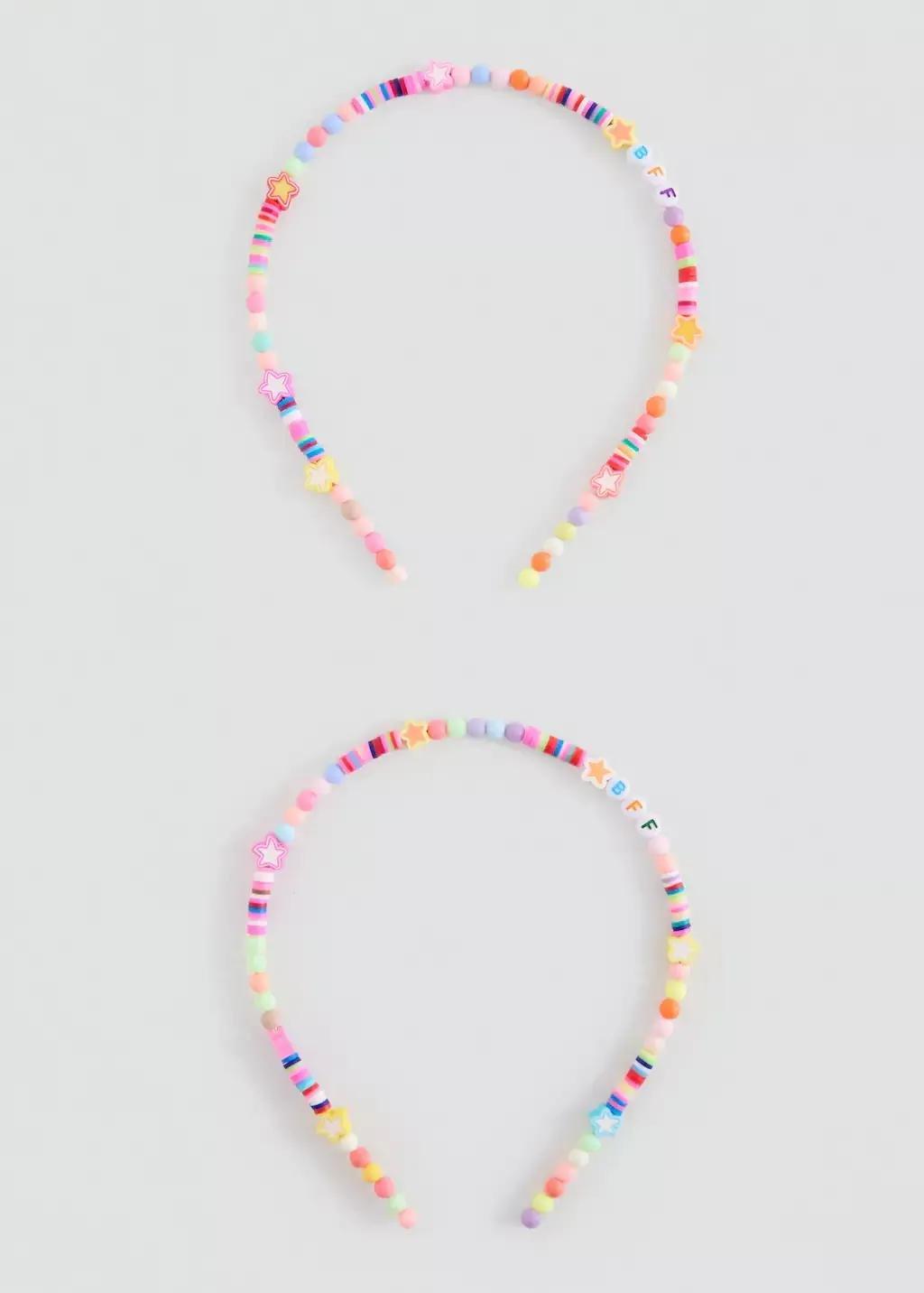 PINK Multicolour hairband, Kids Girl, Pink, large image number 1