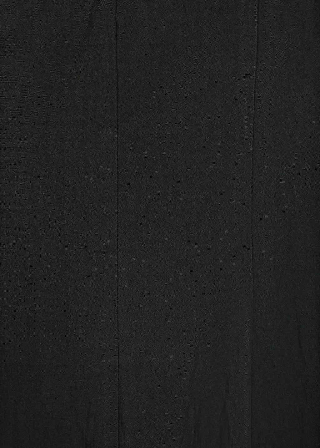 Black Pleated Short Dress, , large image number 4